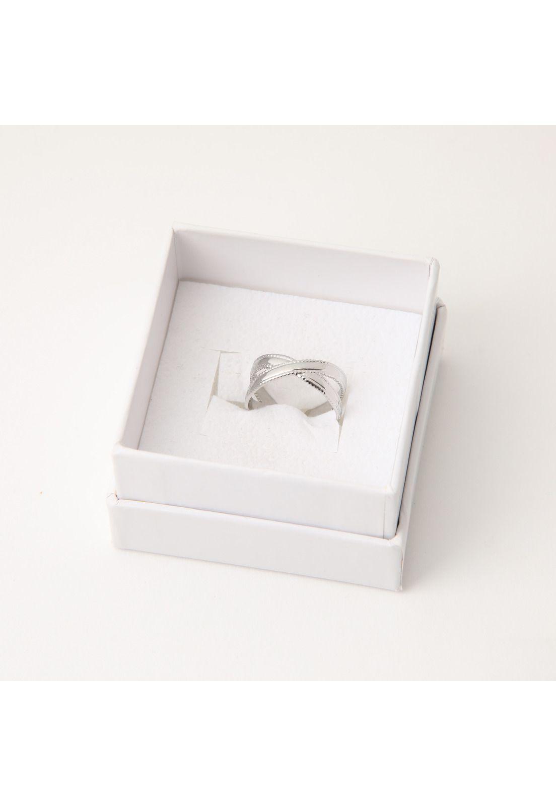 Anillo  19v69 Plateado Mujer STR214-2