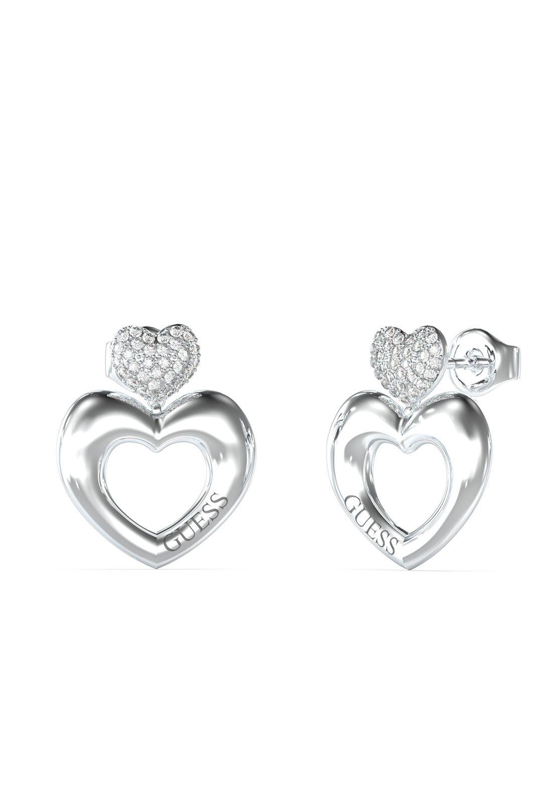 Aros Guess JUBE05209JWRHT-U Plateados-0