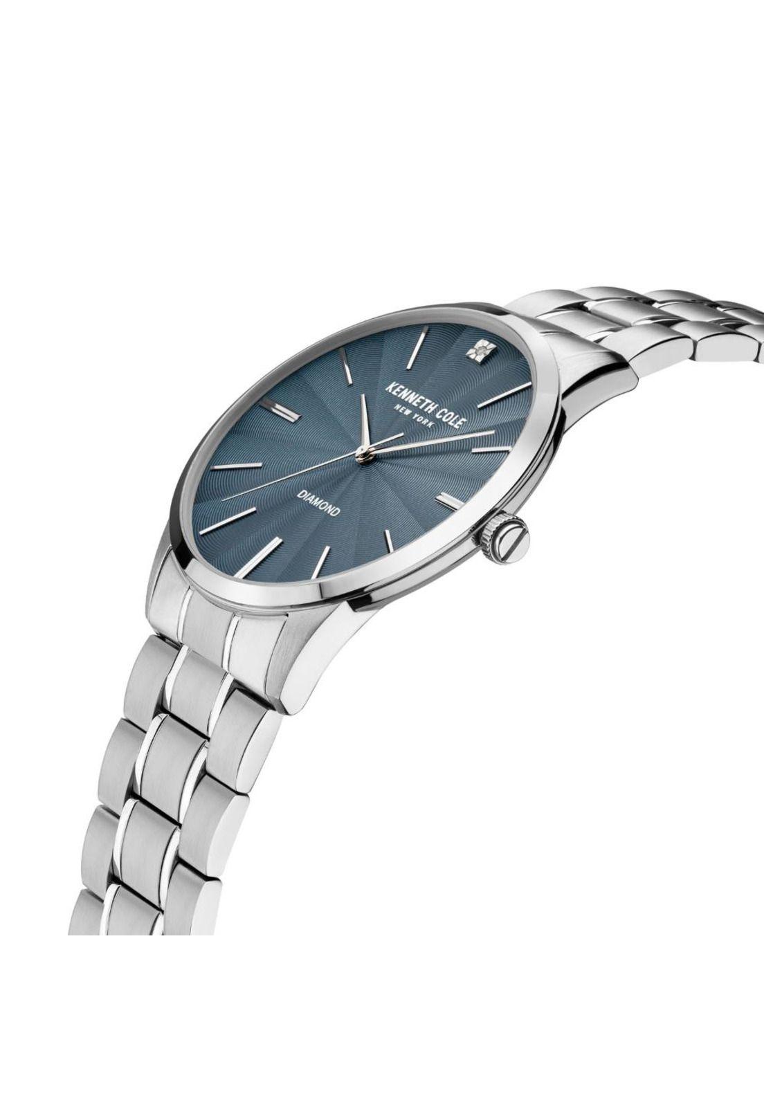 Reloj Kenneth Cole New York KCWGG2122901 Plateado Hombre-2