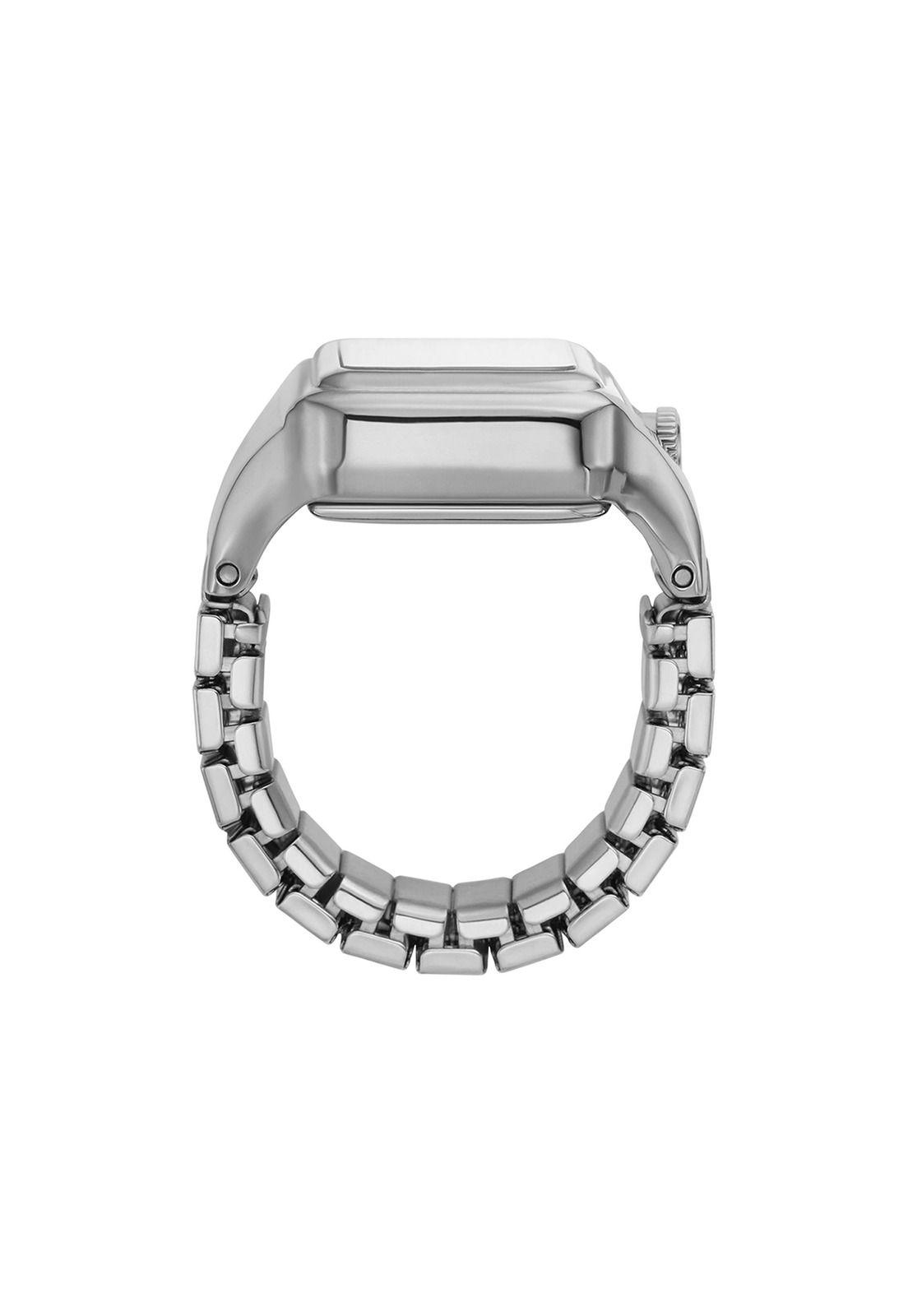 Reloj-Anillo Fossil ES5344 Plateado Mujer-2