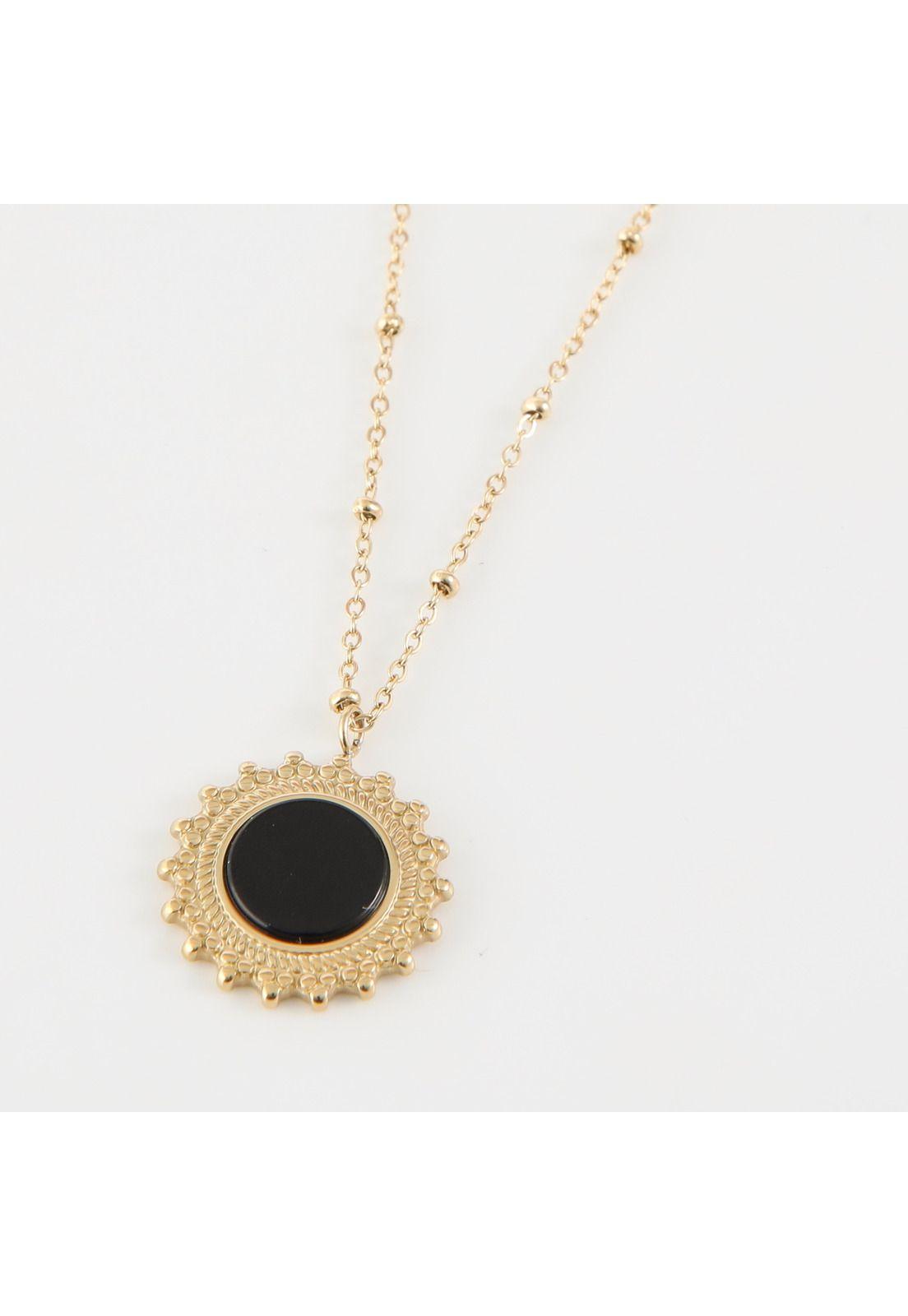 Collar Doble 19V69 Italia Dorado Mujer STNE534-1
