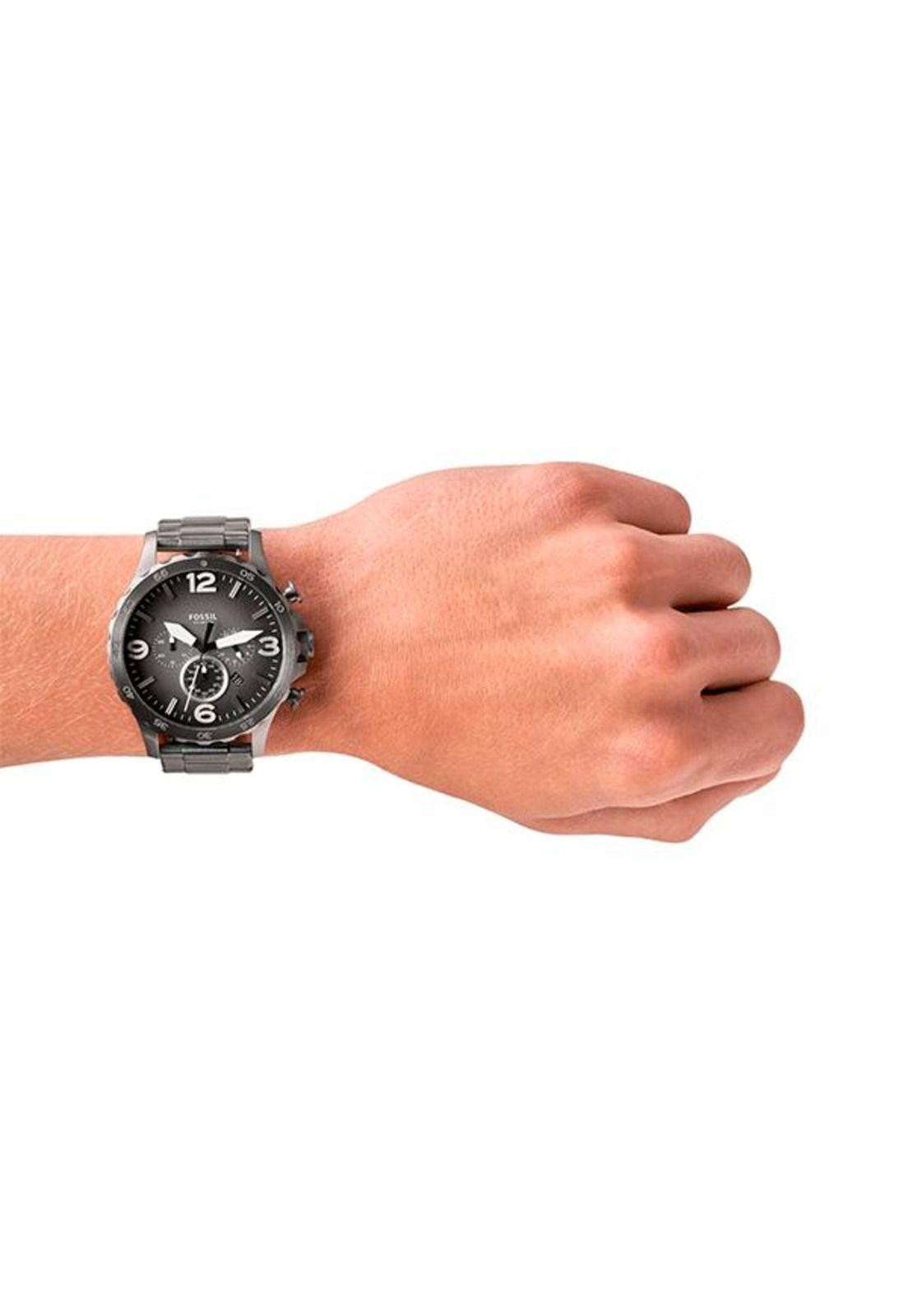 Reloj Gris Fossil Hombre JR1437-3