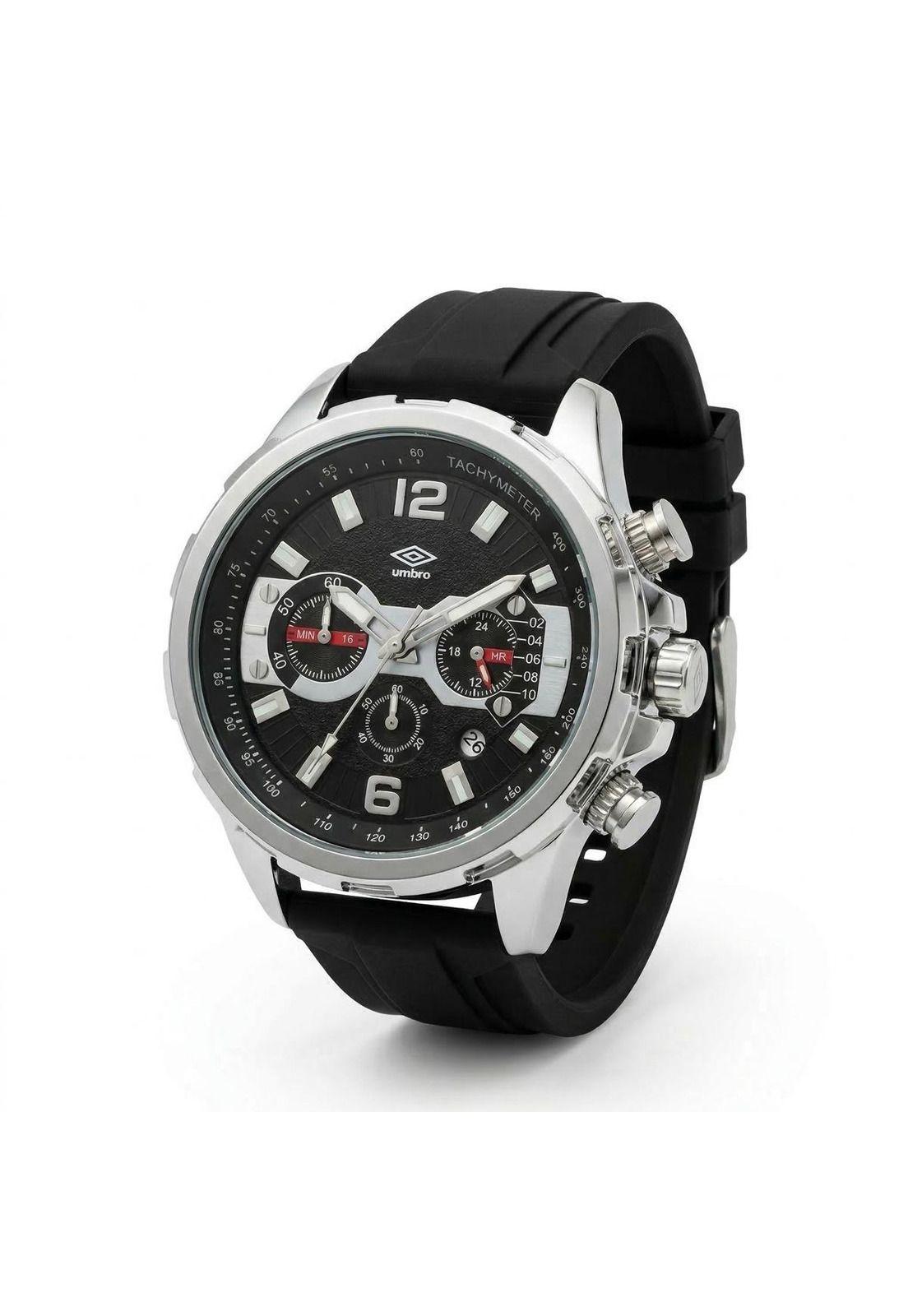 Reloj Análogo Hombre Umbro Plus Negro UMBP-1500-195-1