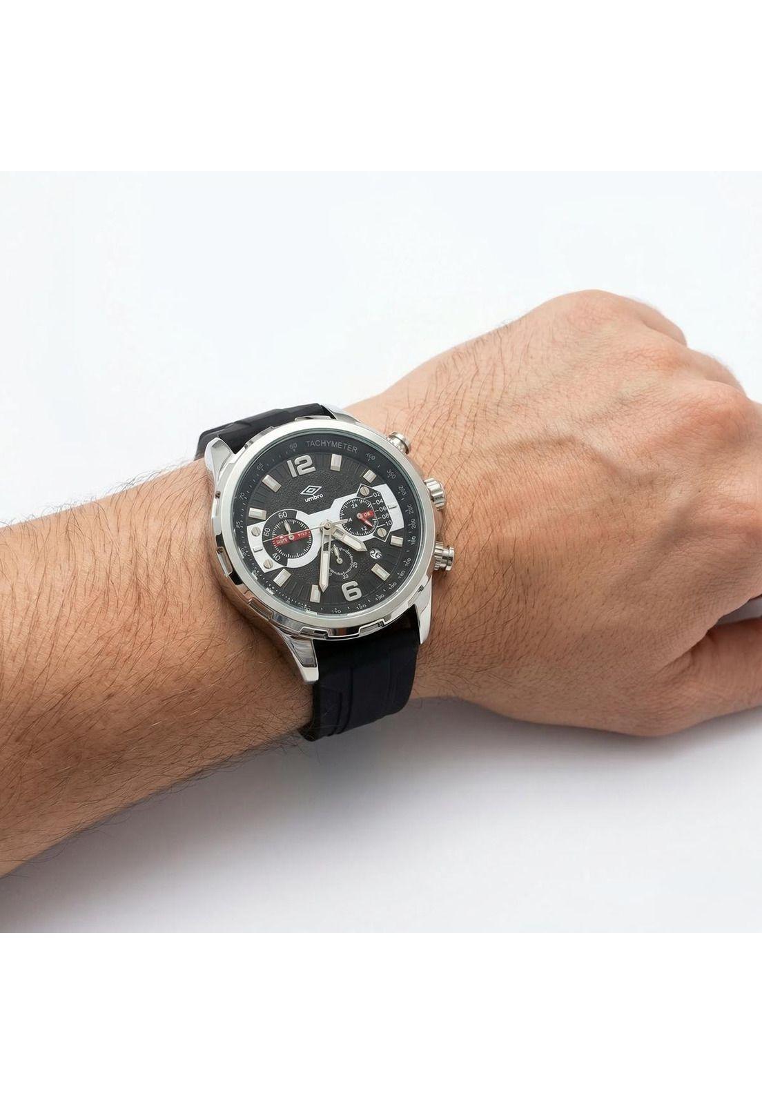 Reloj Análogo Hombre Umbro Plus Negro UMBP-1500-195-3