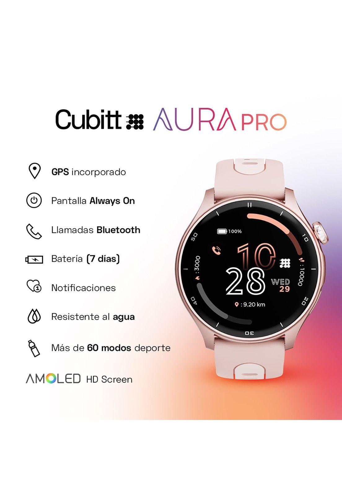 Reloj Smart Watch Cubitt CT-AURAP5 Unisex Oro Rosa-2