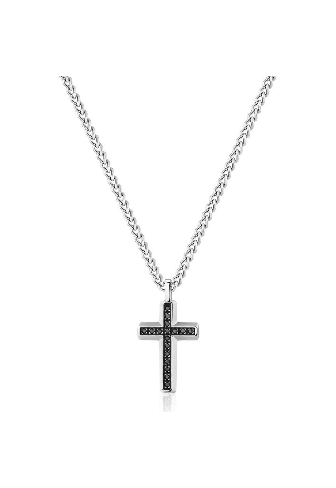 Collar Brosway Plateado Hombre BBC01-0