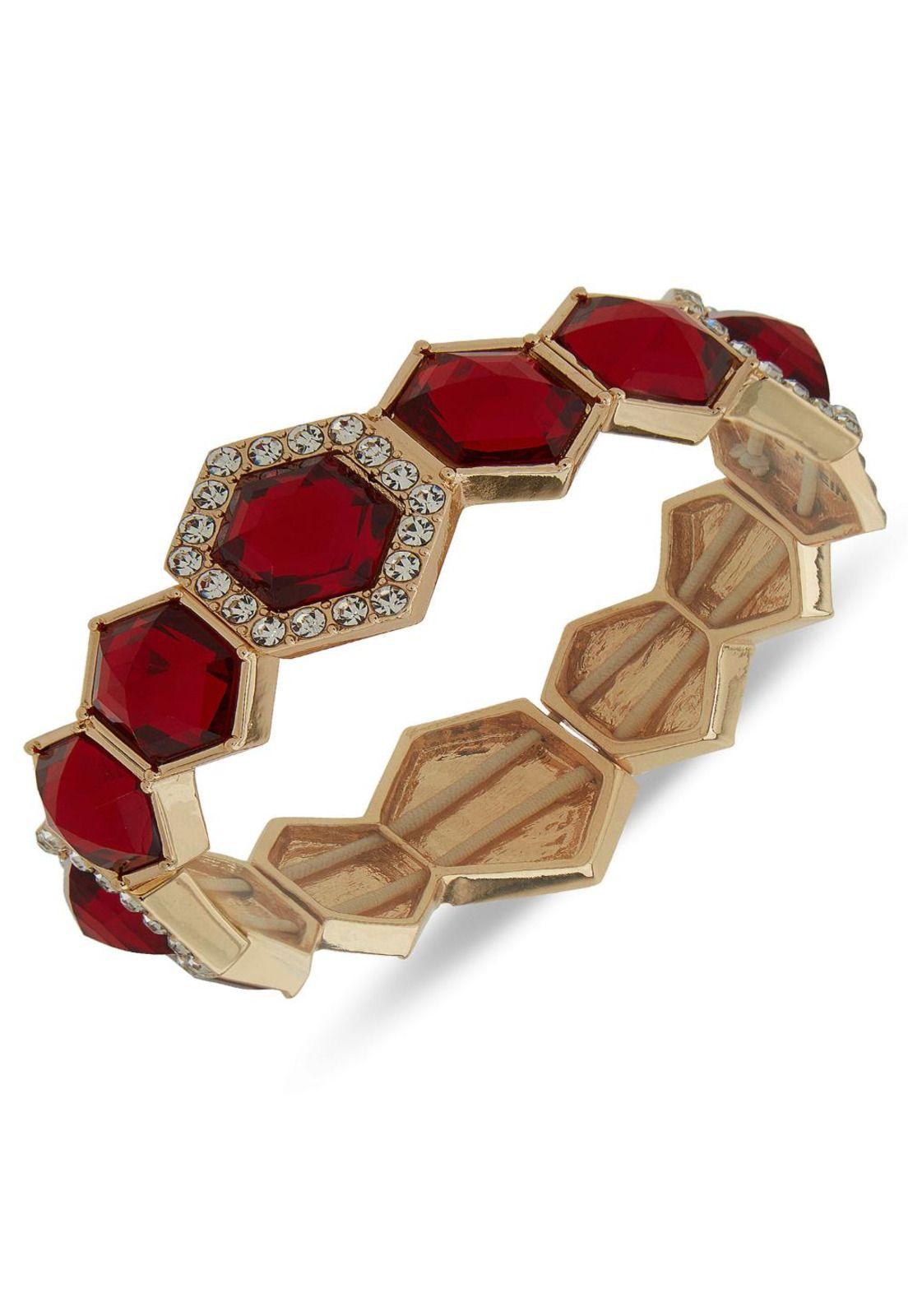 Pulsera Anne Klein Rojo Mujer-0