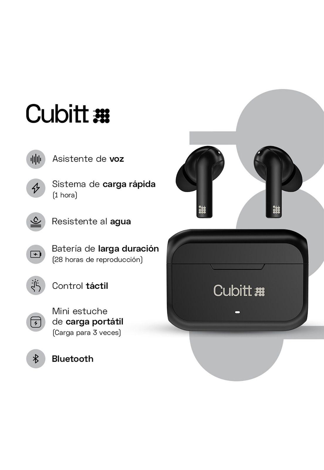 Audífonos Cubitt CTEG2-1 Unisex Negro-2