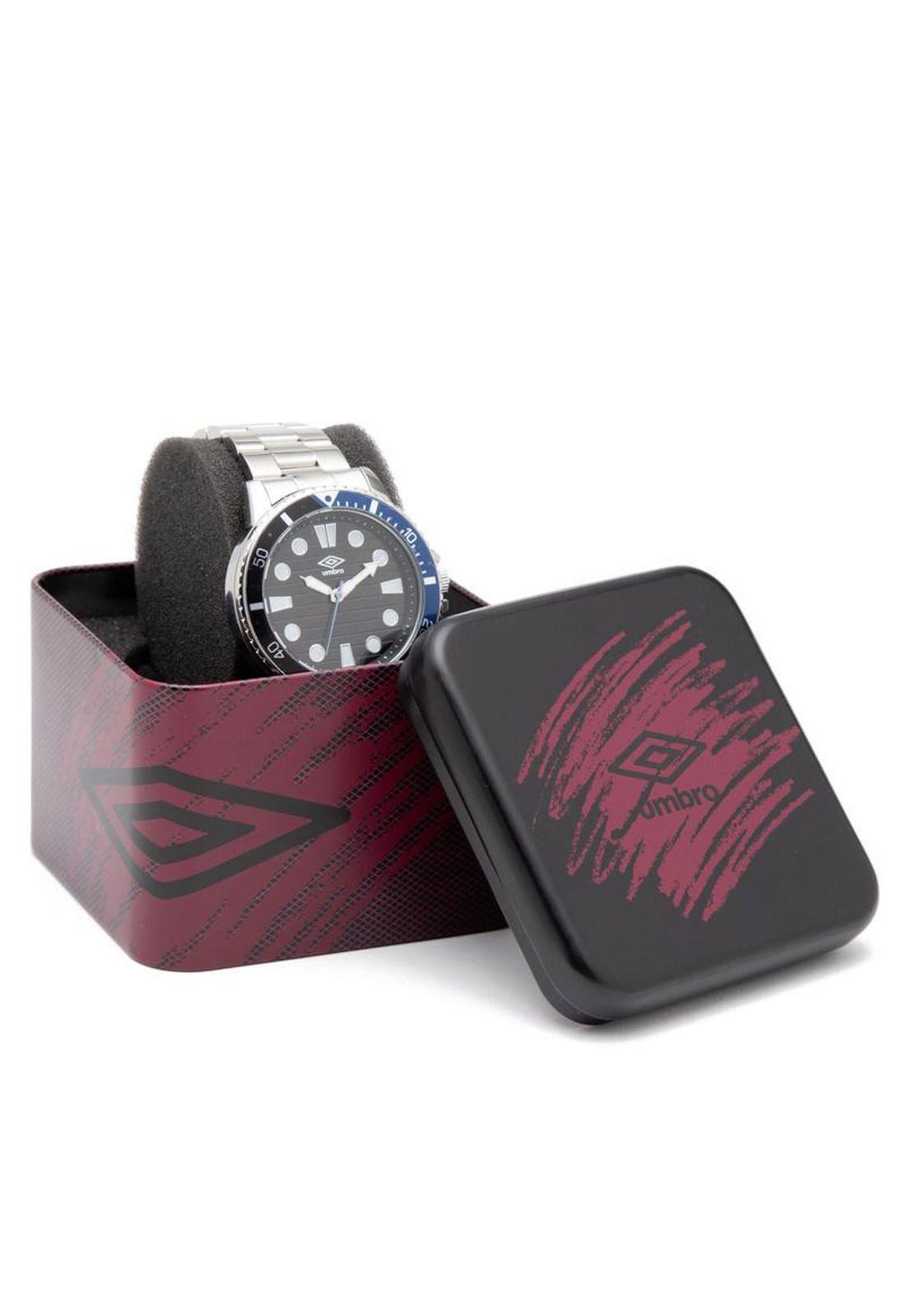 Reloj Umbro Plus UMBP-4100-3 Plateado Hombre-3