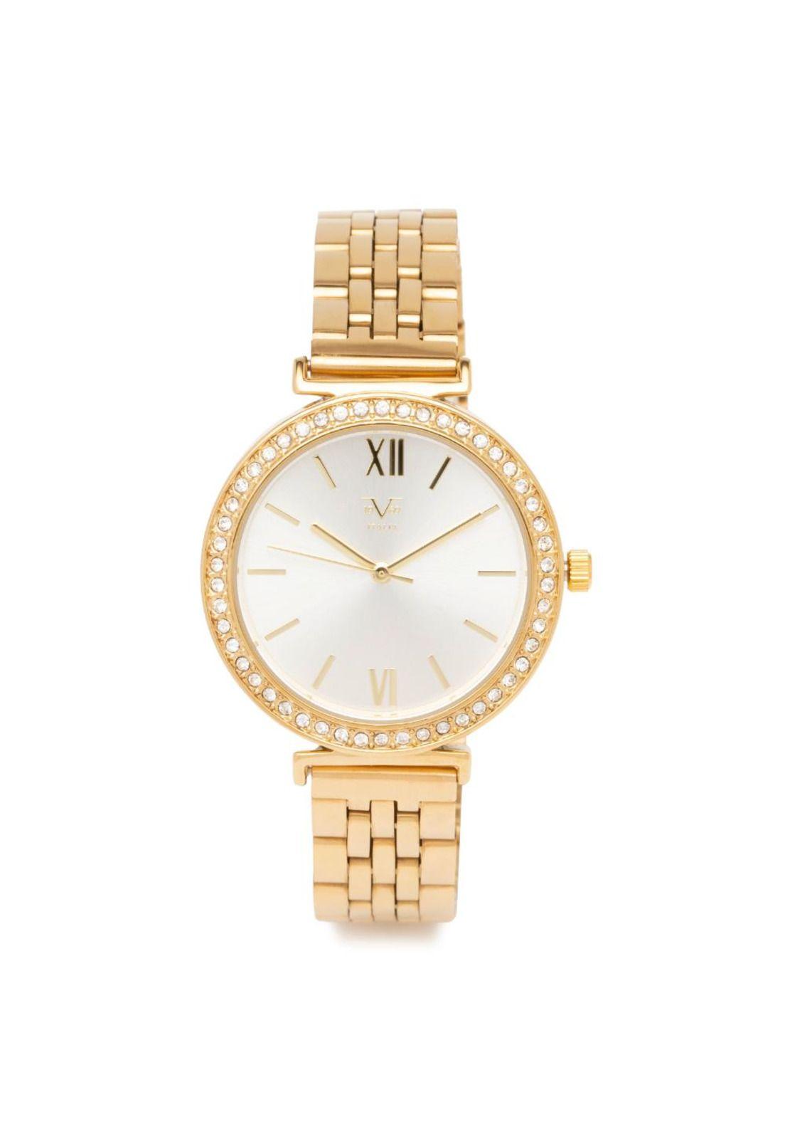 Reloj 19v69 Italia V1969-247-3 Dorado Mujer-0