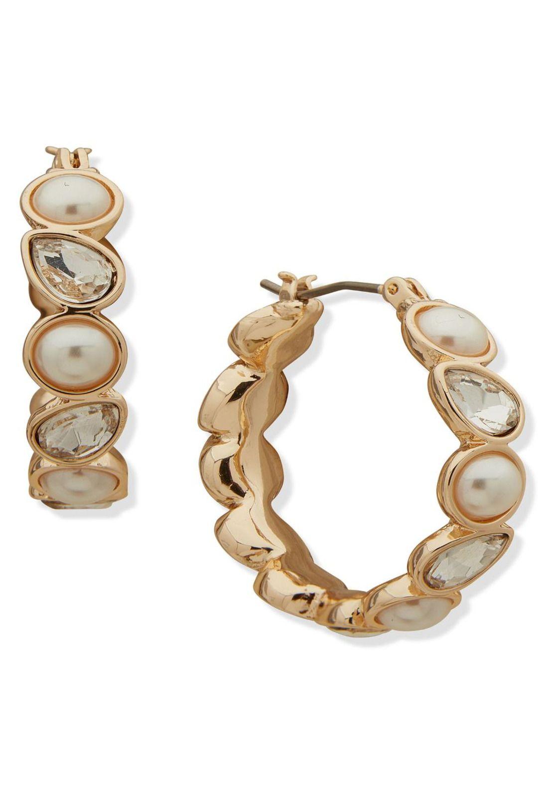 Aros Anne Klein Dorado Mujer 01G00762-0