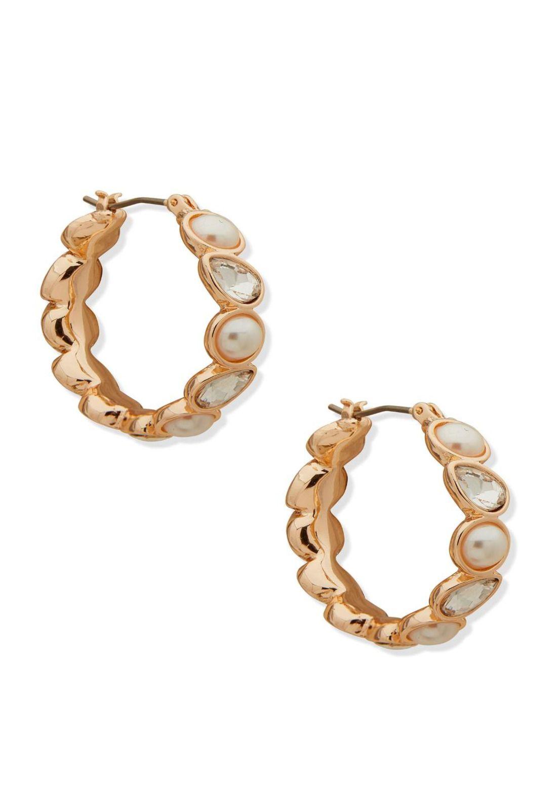 Aros Anne Klein Dorado Mujer 01G00762-1