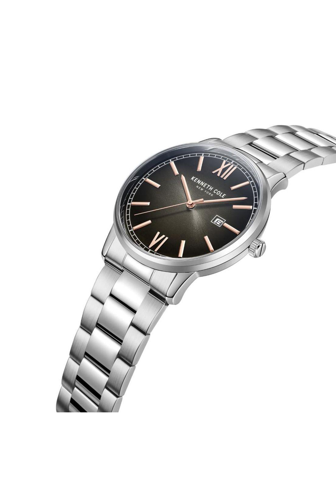 Reloj Kenneth Cole New York KCWGH2234603 Plateado Hombre-2
