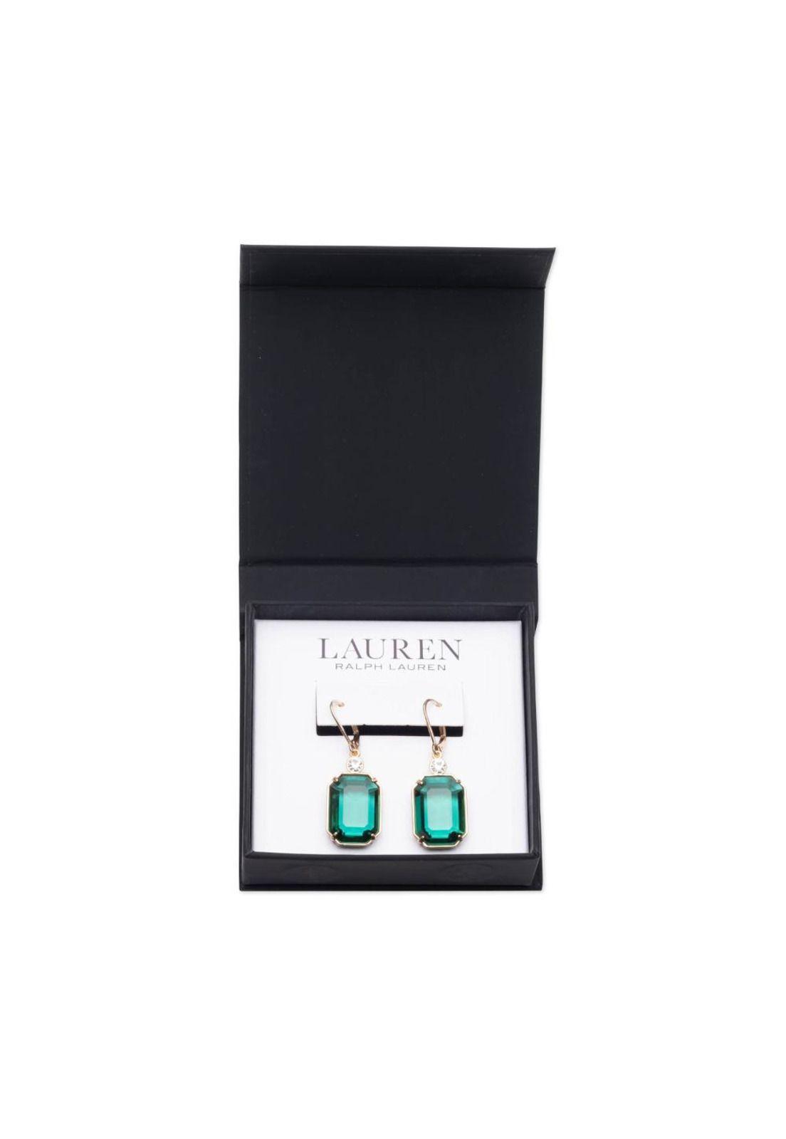 Aros Colgantes Ralph Lauren Verde Mujer 14G00672-1
