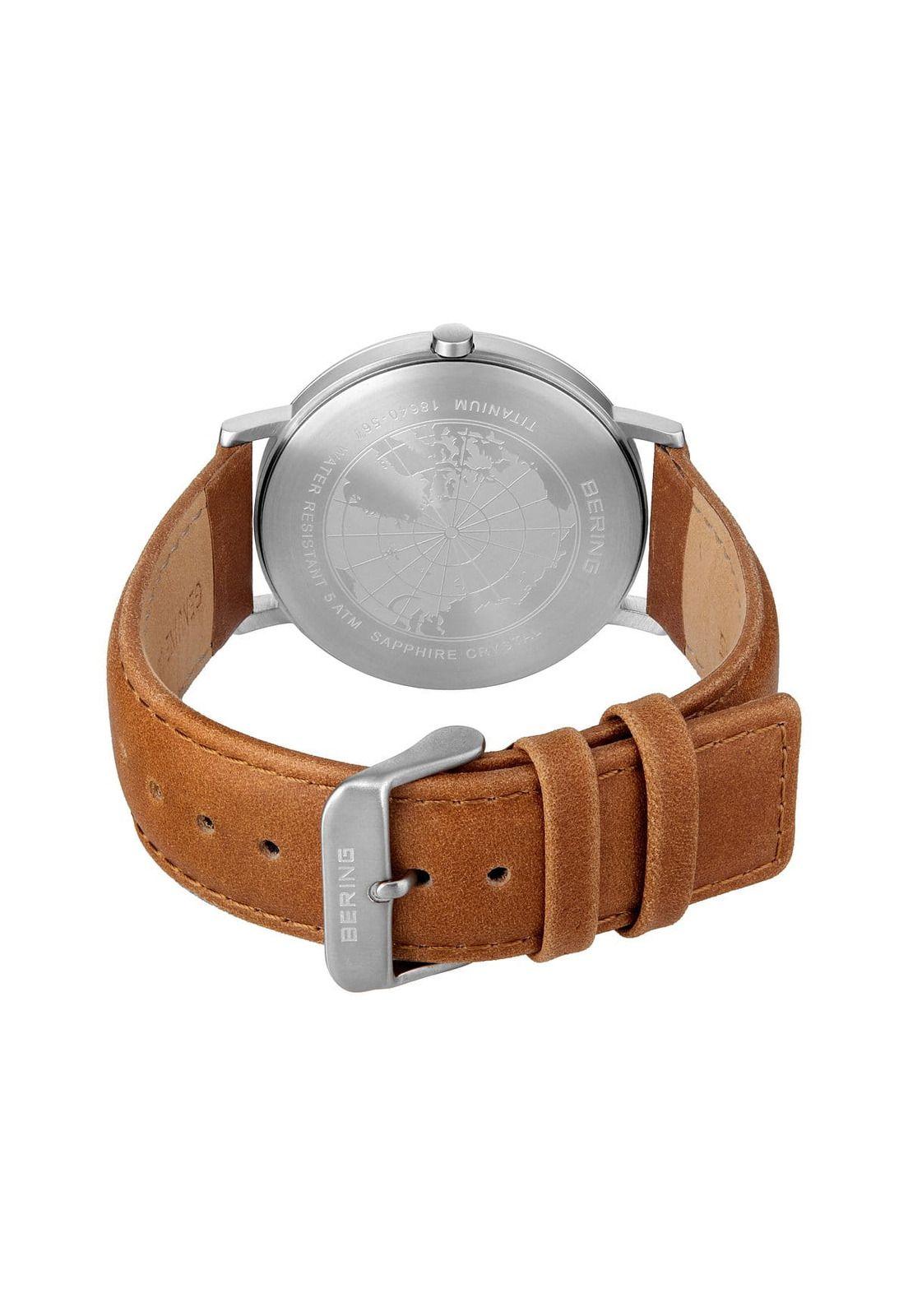 Reloj Bering 18640-567 Café Hombre-1