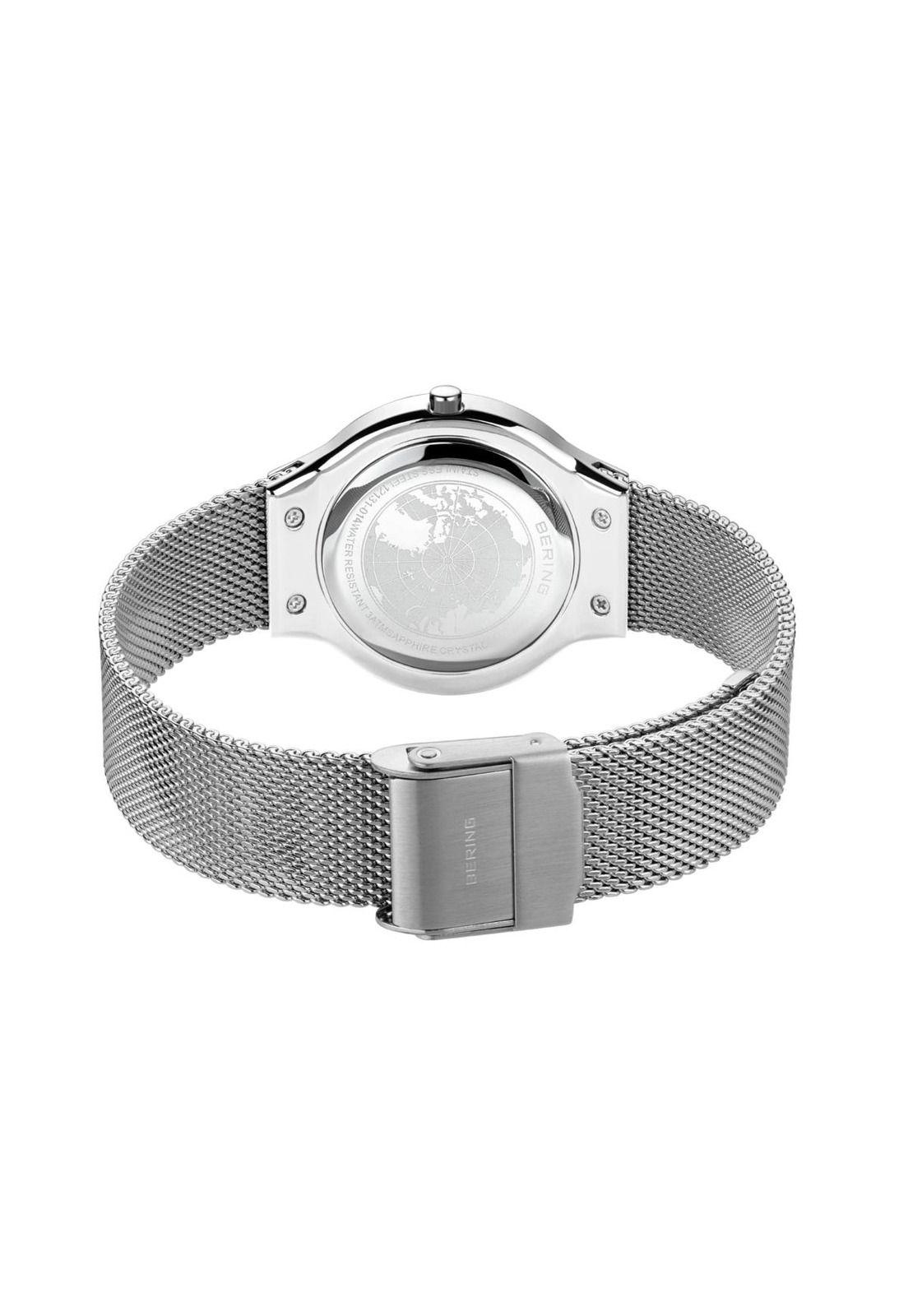 Set de reloj y pulsera Análogo Mujer Bering Plateado 12131-014-GWP-3