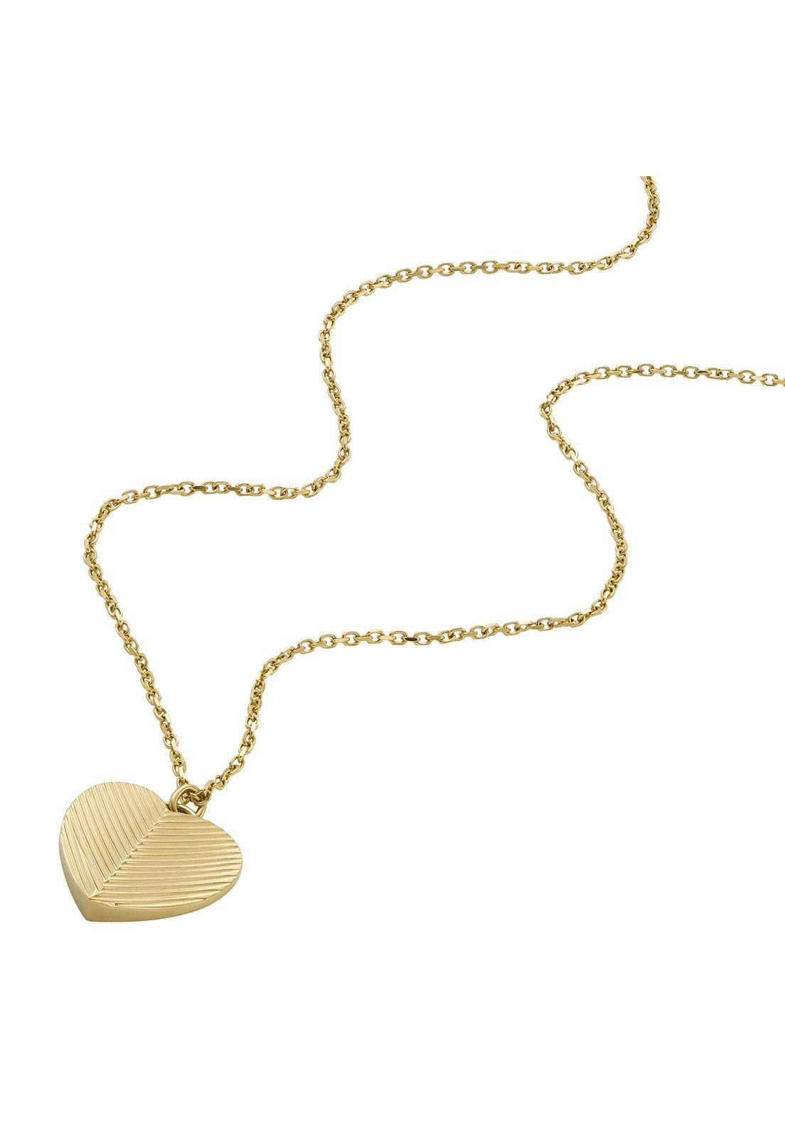 Collar Fossil  JF04652710 Dorado Mujer-2
