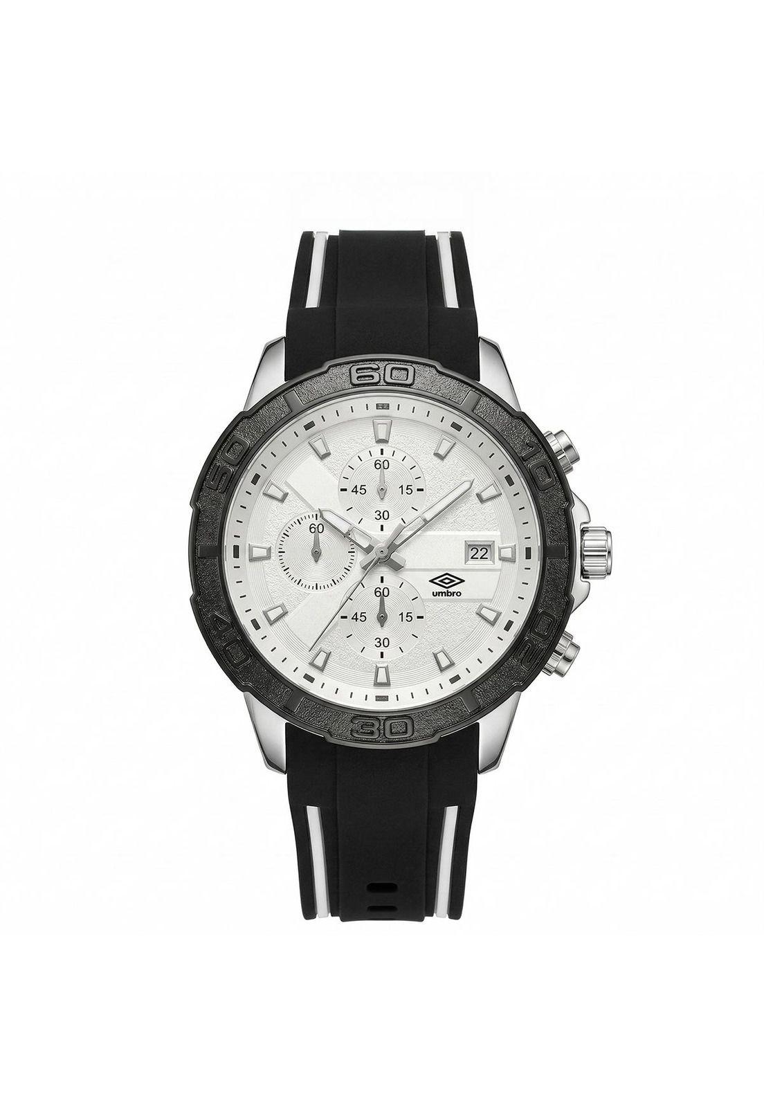 Reloj Análogo Hombre Umbro Plus Negro/Blanco UMBP-1500-109-2