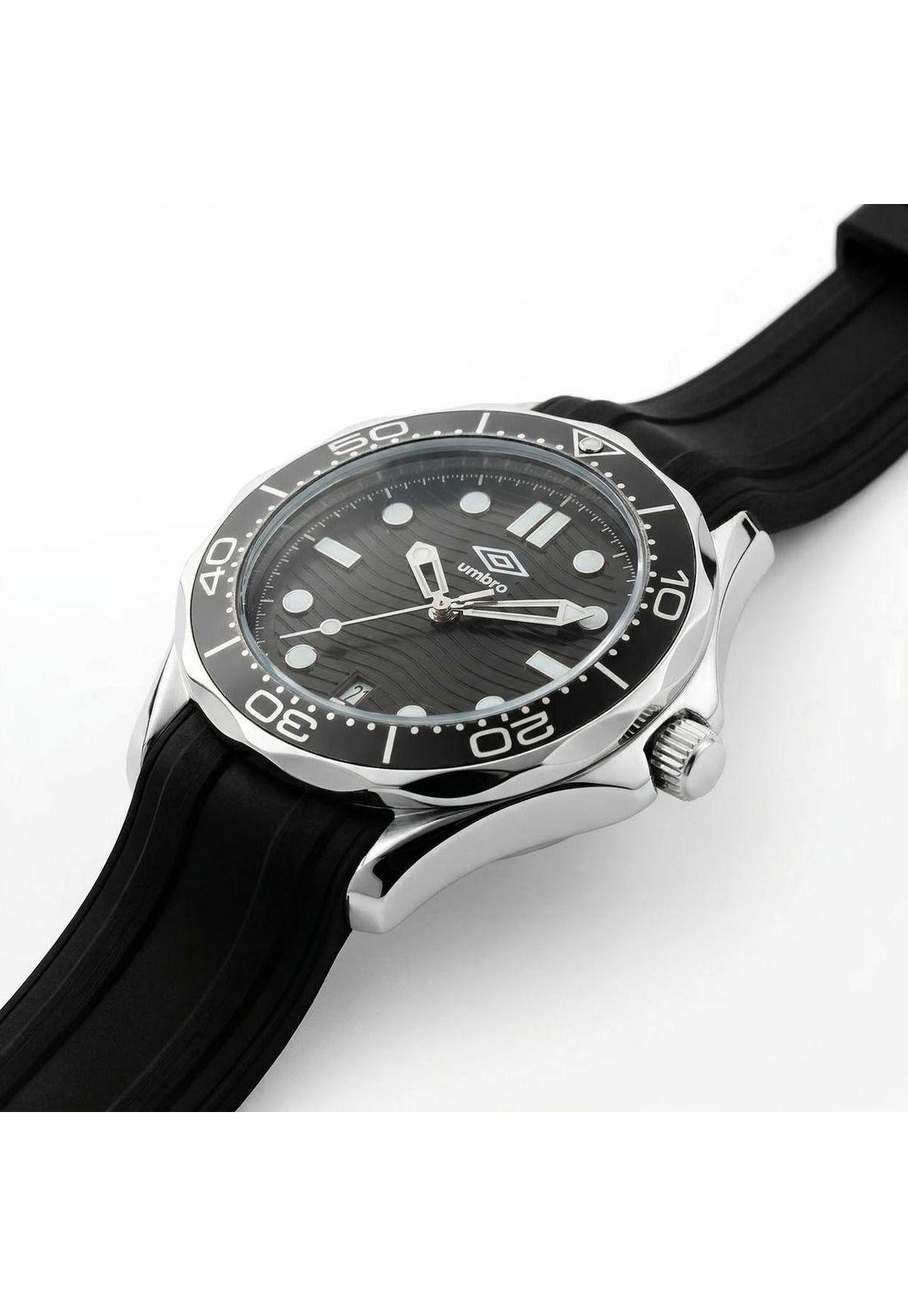 Reloj Análogo Hombre Umbro Plus Negro UMBP-1500-185-1