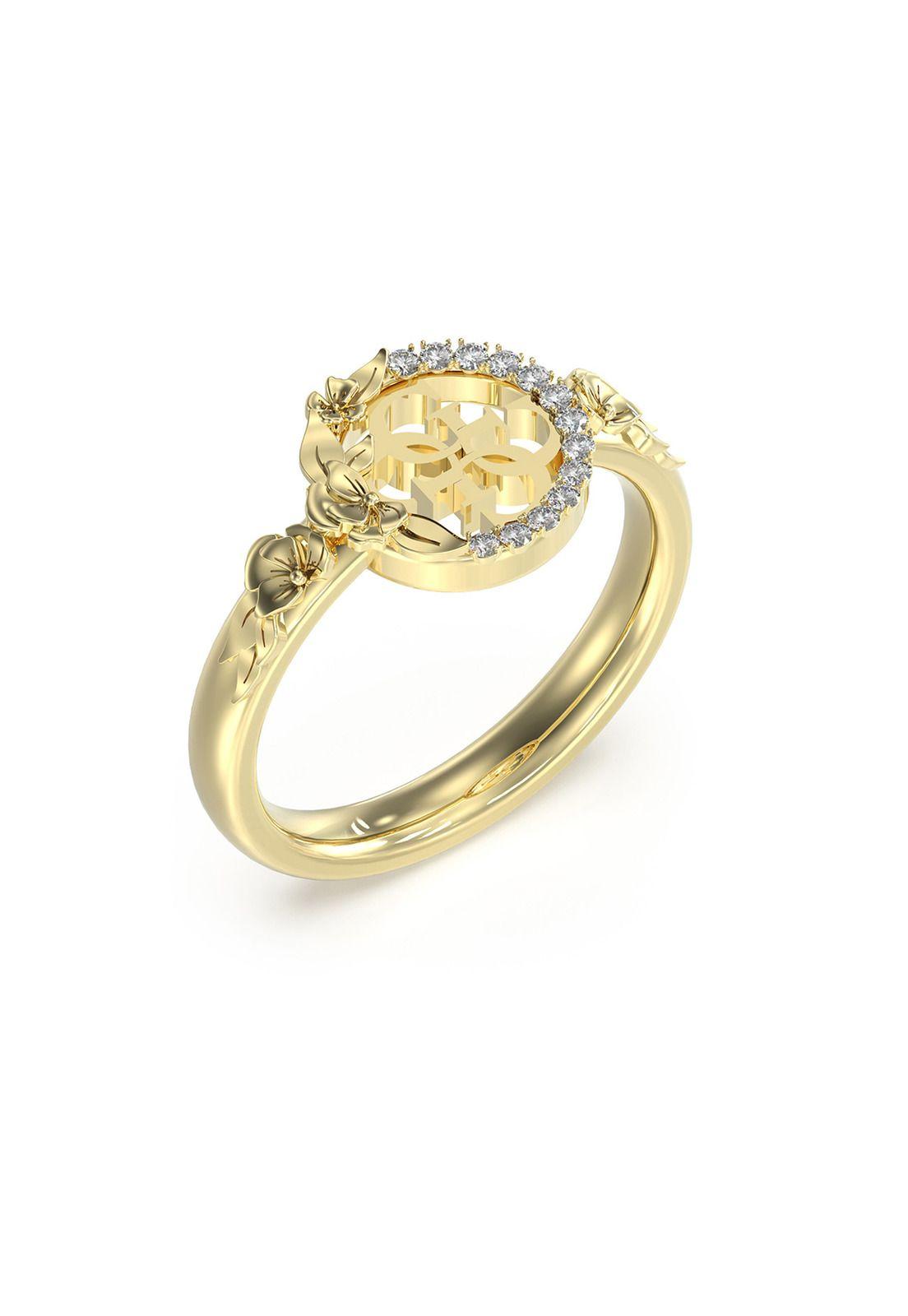 Anillo Guess JUBR05042JWYG54 Dorado-0