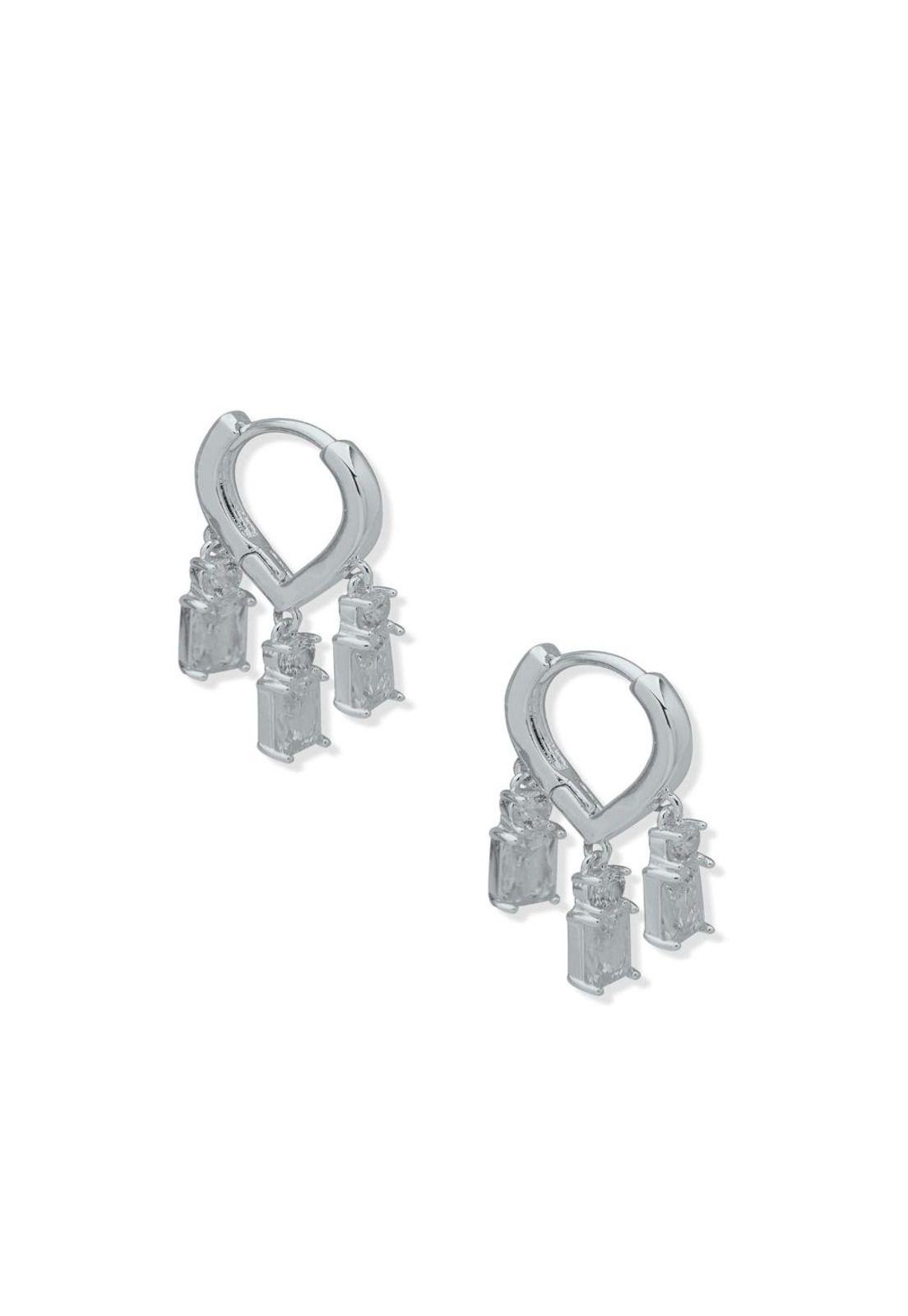 Aros Anne Klein Plateado Mujer 01G00686-1