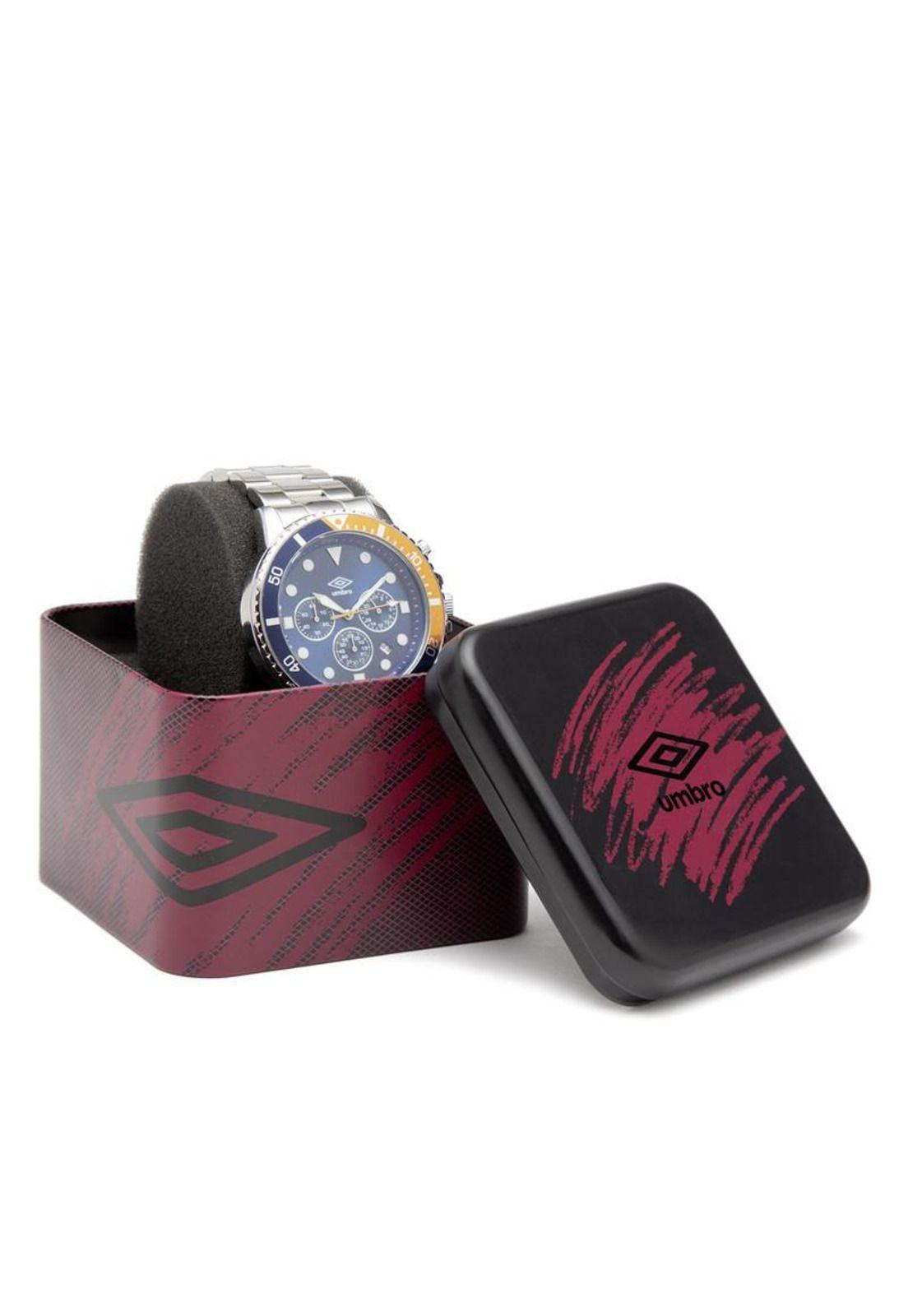 Reloj Umbro Plus UMBP-4000-5 Plateado Hombre-3