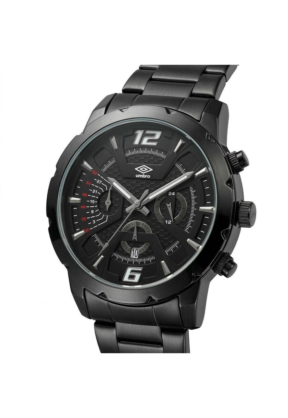 Reloj Análogo Hombre Umbro Plus Negro UMBP-1500-81-1