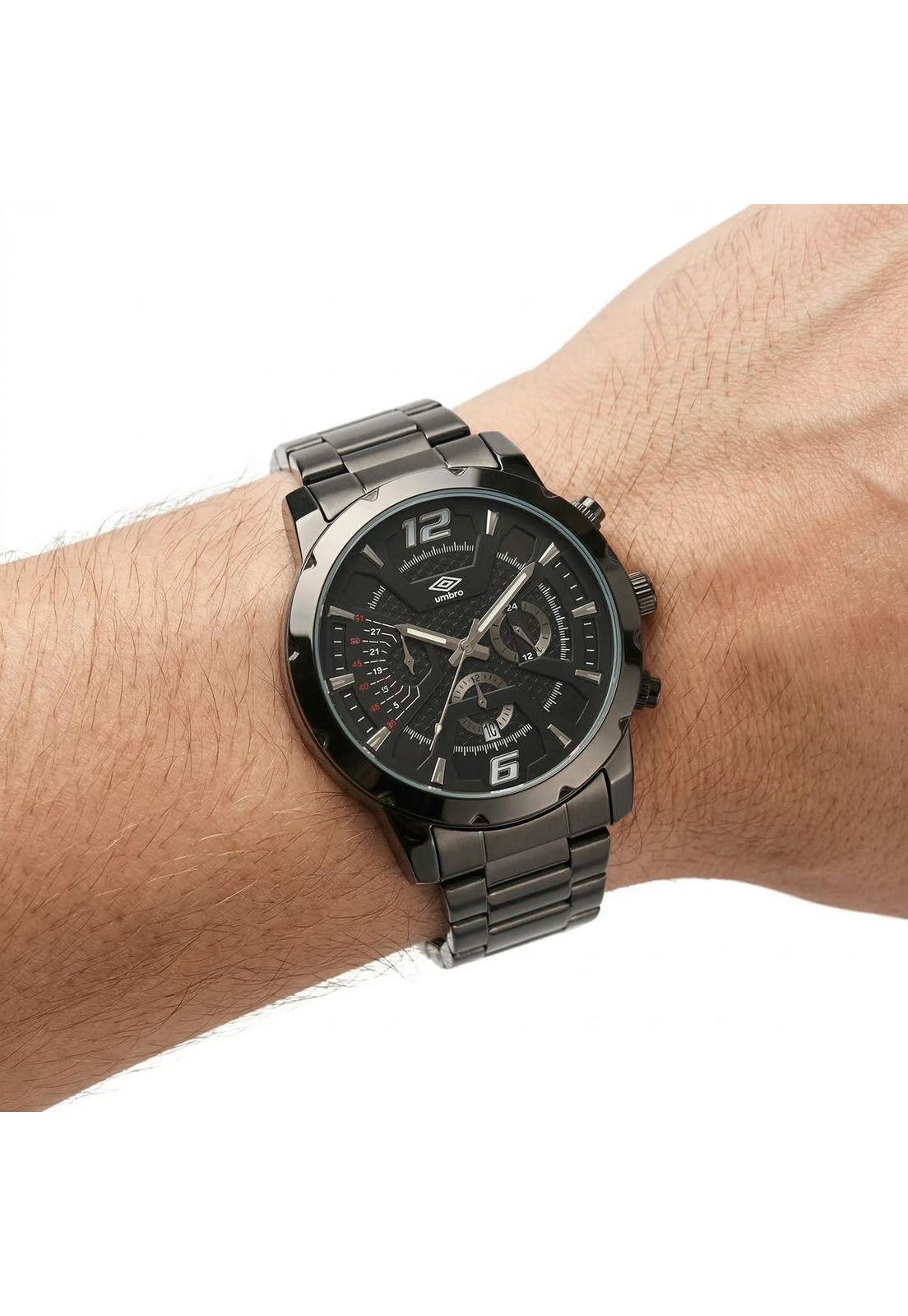 Reloj Análogo Hombre Umbro Plus Negro UMBP-1500-81-3