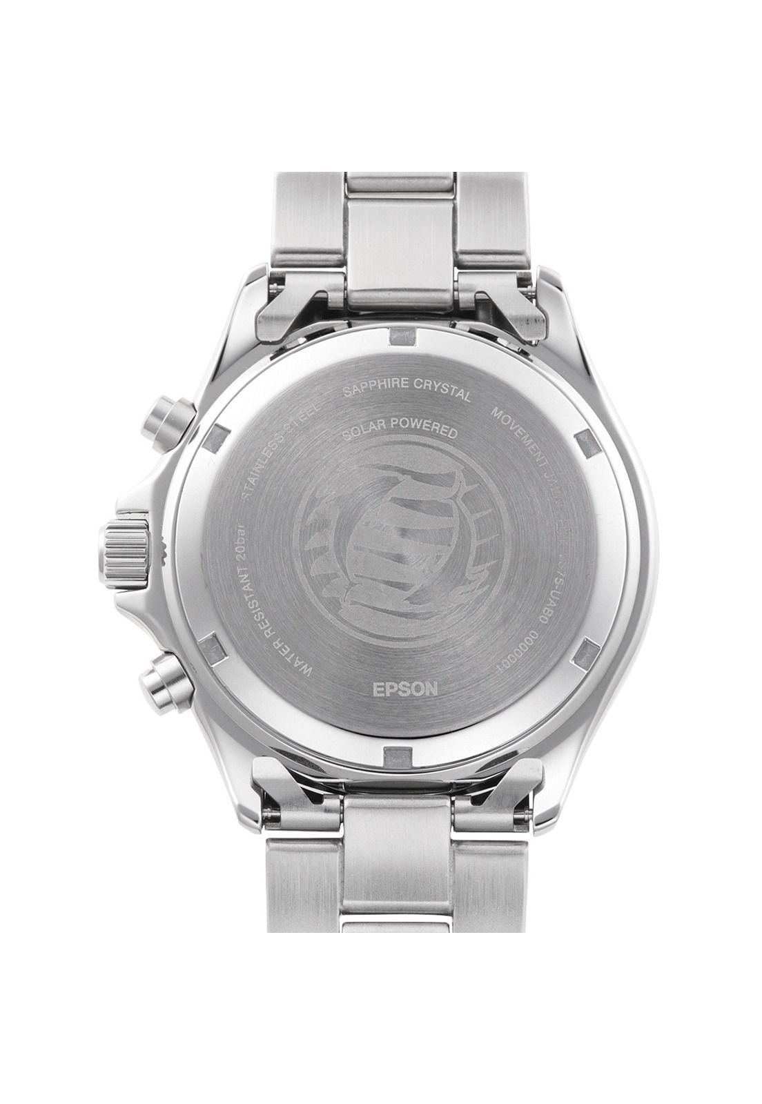 Reloj  Análogo  Hombre Orient Plateado RA-TX0202B-2