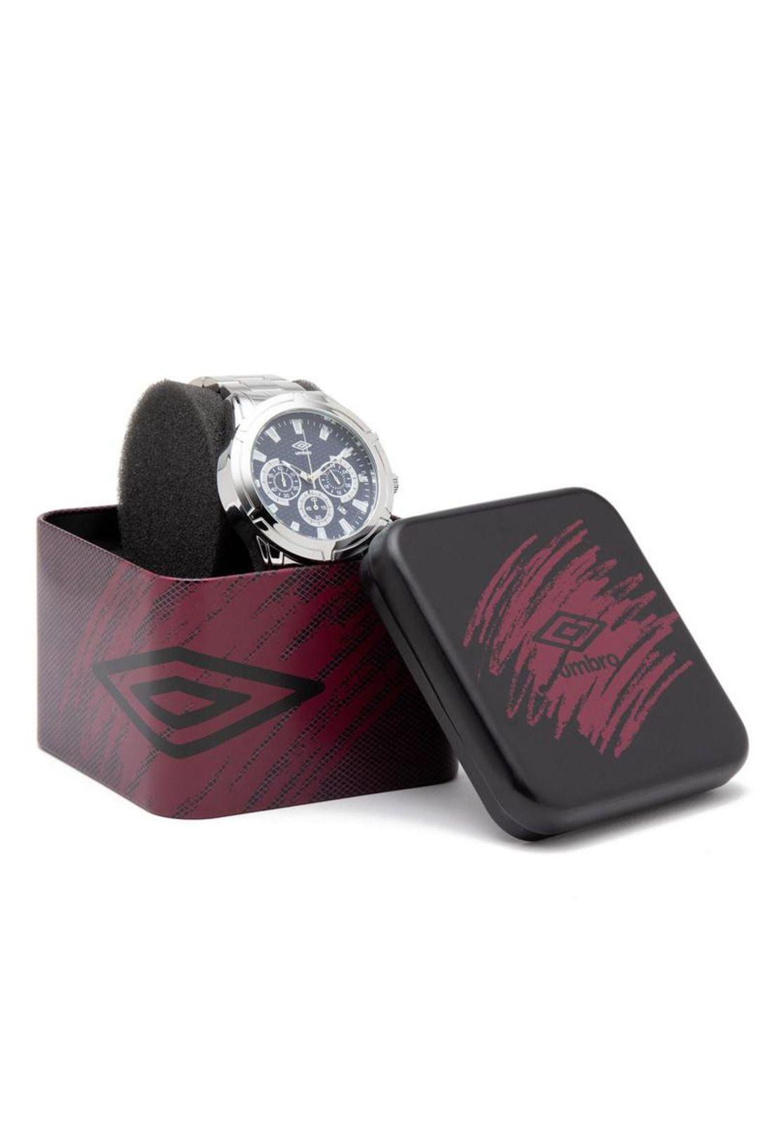 Reloj Umbro Plus UMBP-5800-6 Plateado Hombre-3