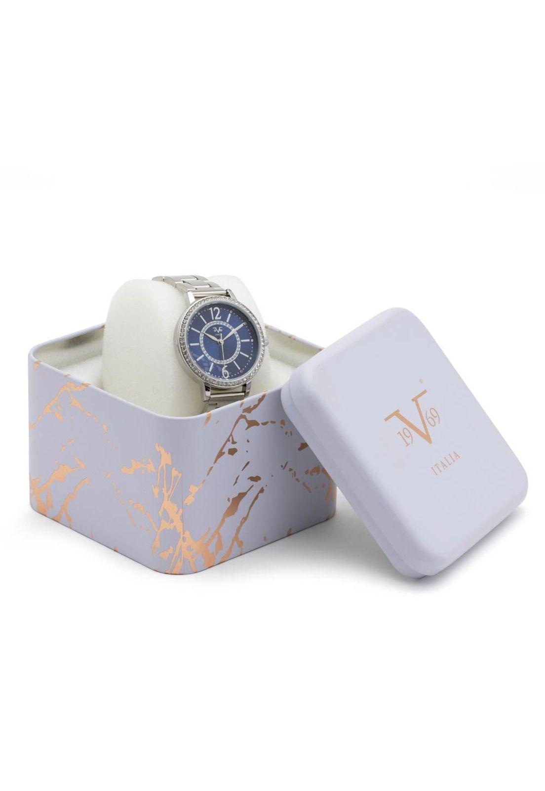 Reloj 19v69 Italia V1969-263-1 Plateado Mujer-3