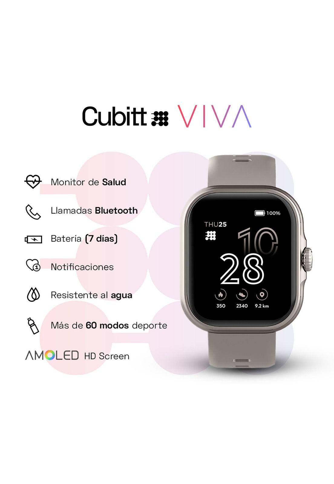 Reloj Smart Watch Cubitt CT-VIVA8 Unisex Gris-2