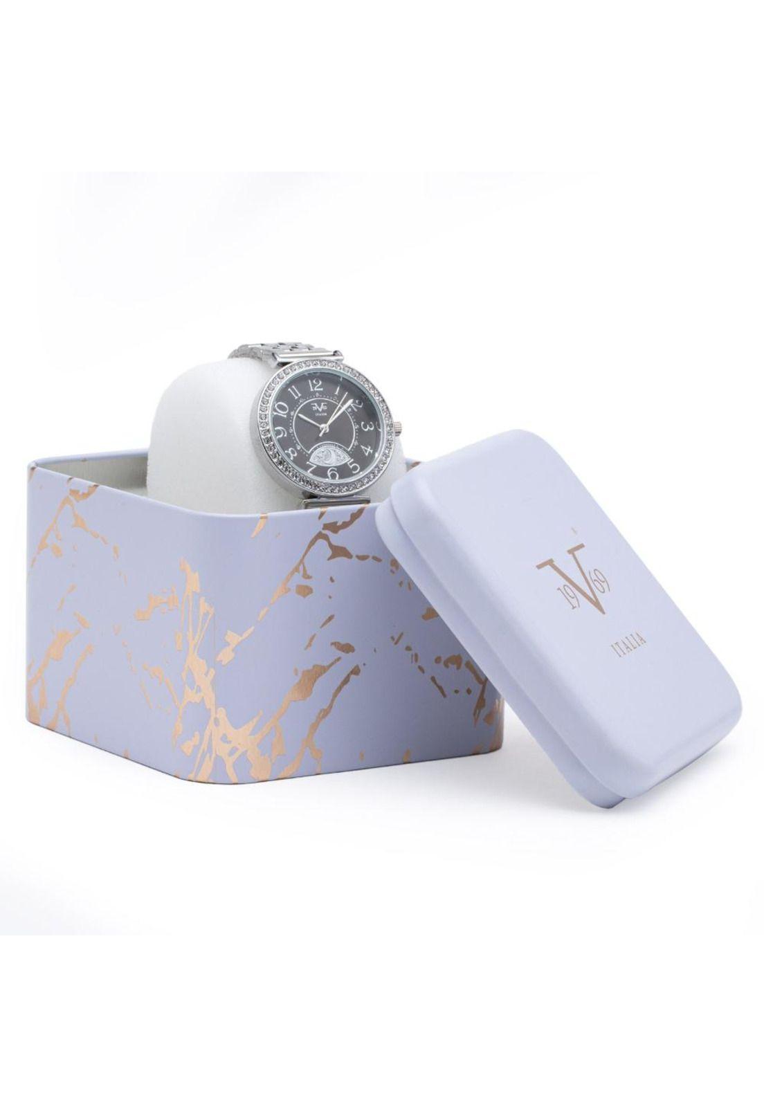 Reloj 19v69 Italia V1969-244-2 Plateado Mujer-3