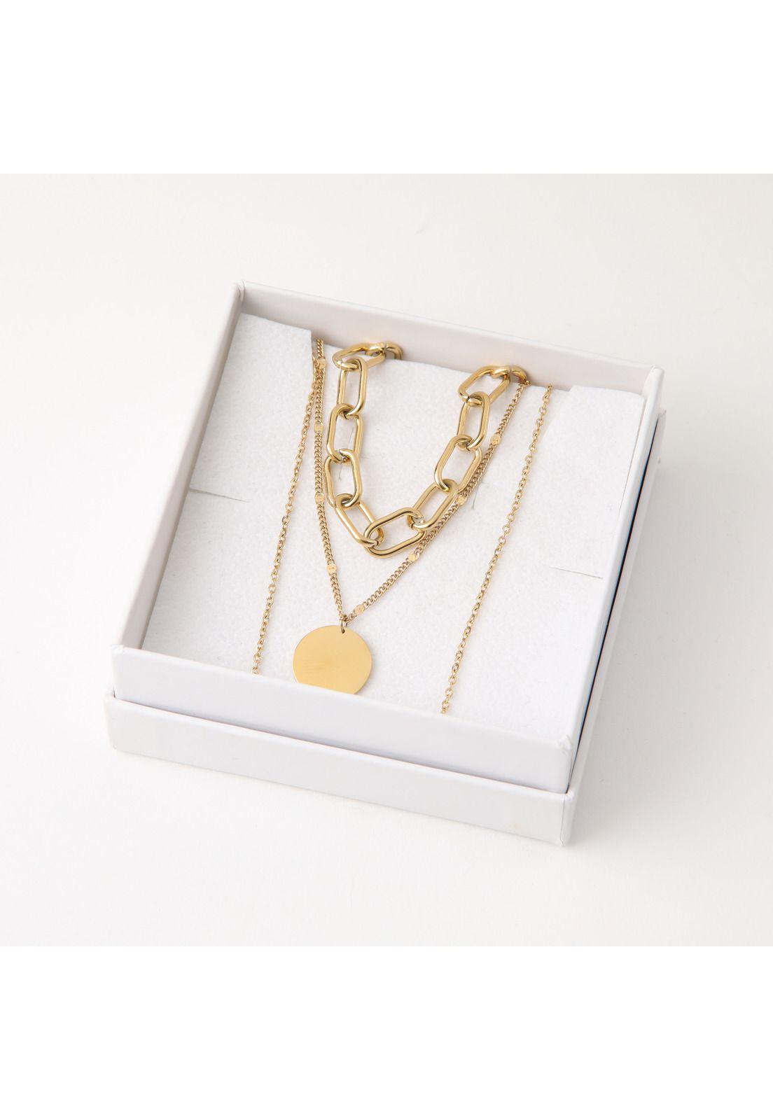 Collar 19V69 Italia Dorado STNE108-2
