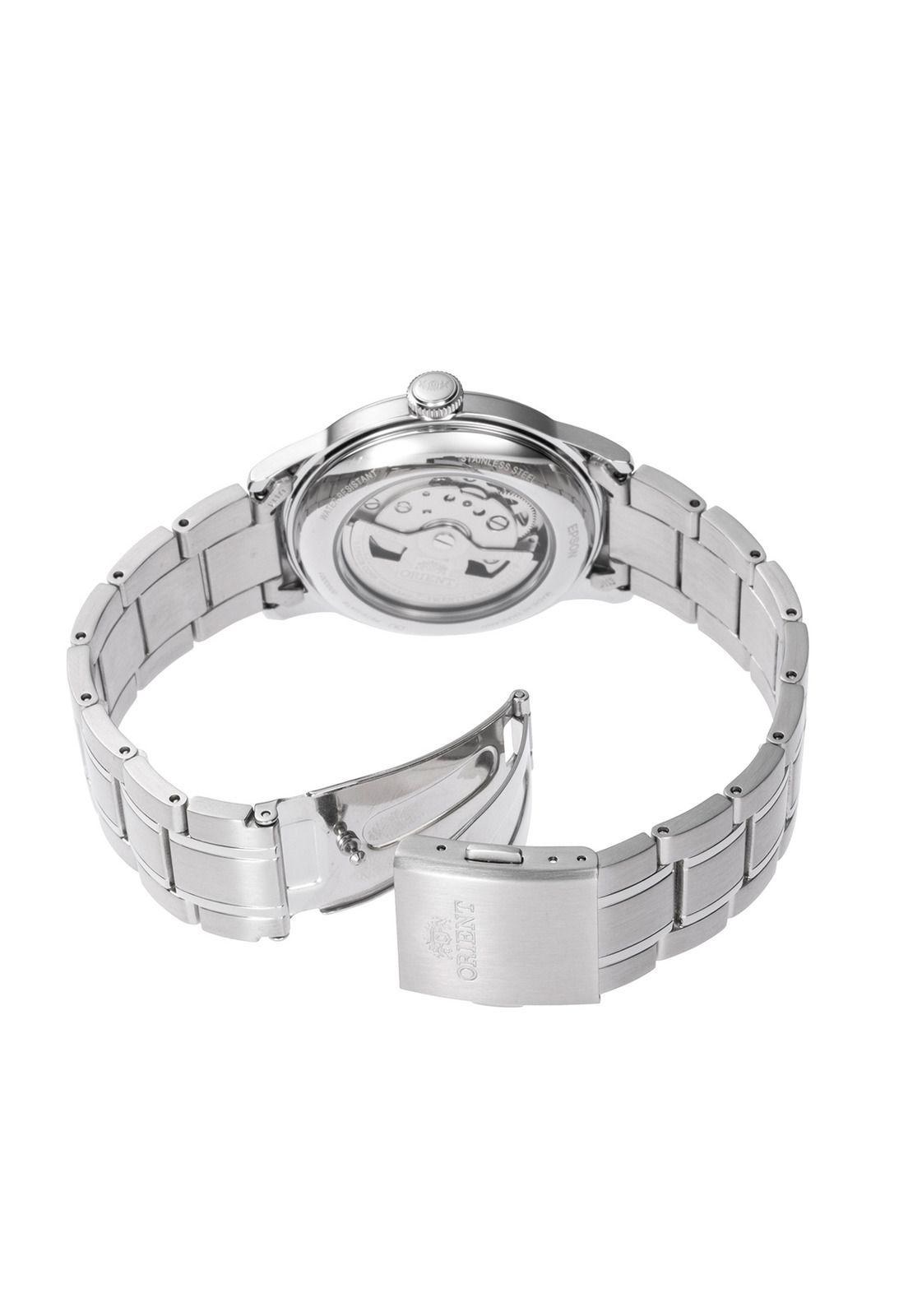 Reloj  Análogo  Hombre Orient Plateado RA-AC0M10L-3