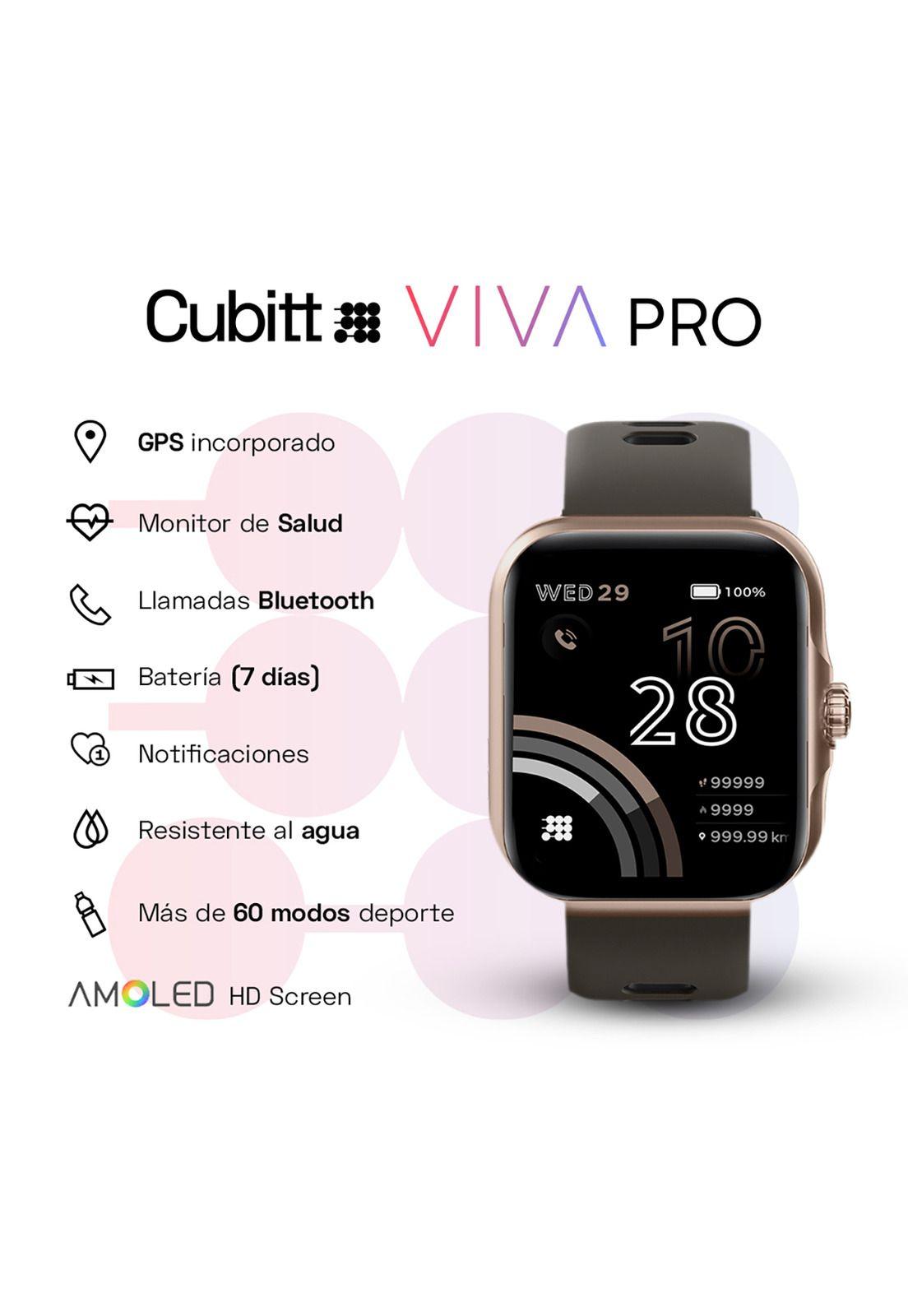 Reloj Smart Watch Cubitt CT-VIVAP9 Unisex Café-2