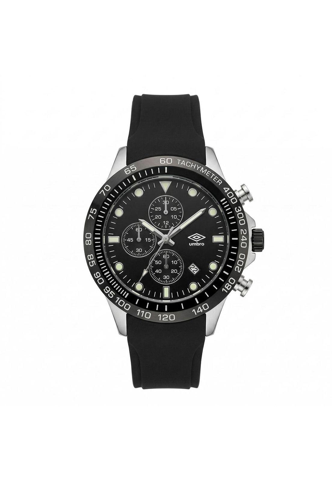 Reloj Análogo Hombre Umbro Plus Negro UMBP-1500-110-0