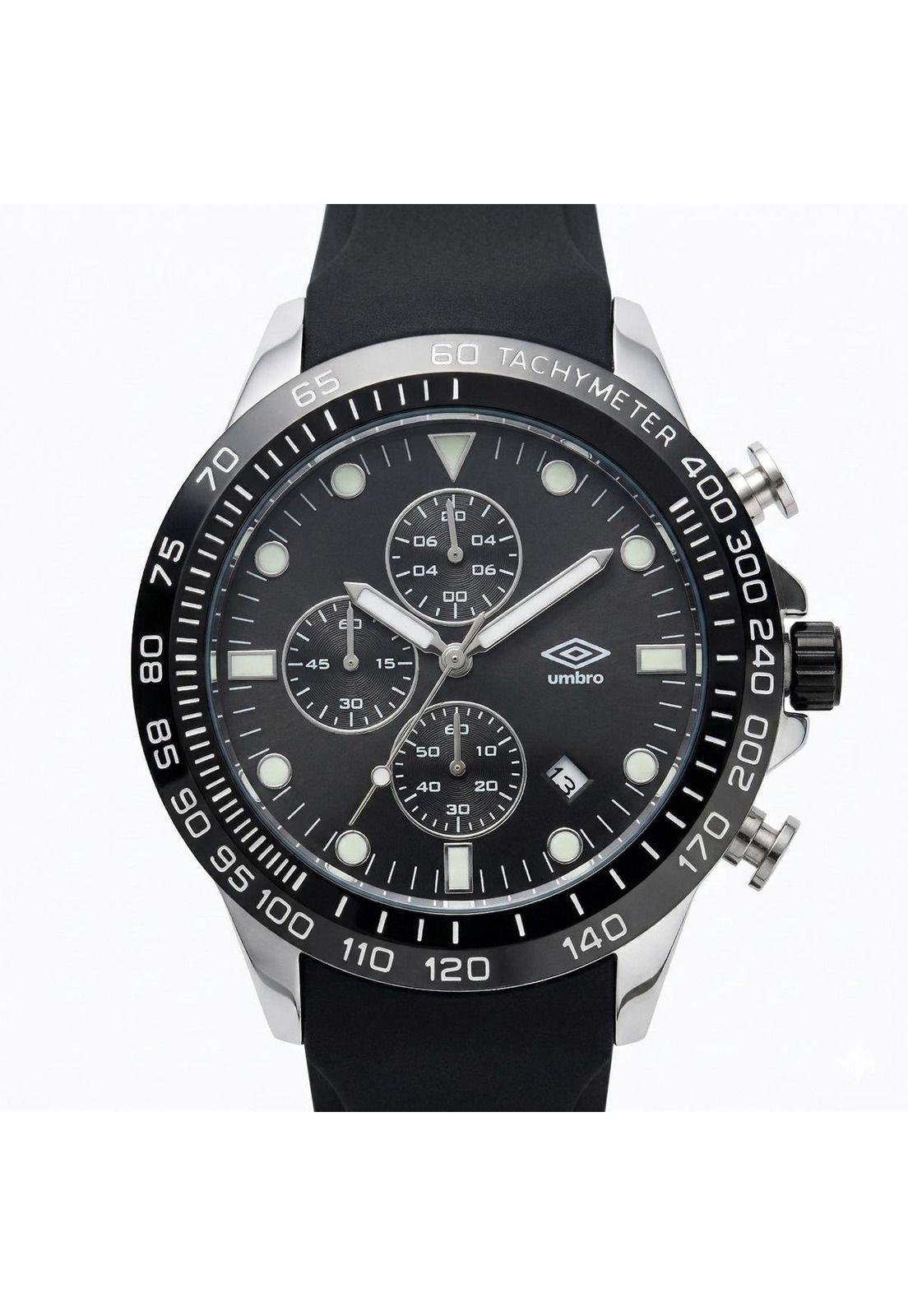 Reloj Análogo Hombre Umbro Plus Negro UMBP-1500-110-1