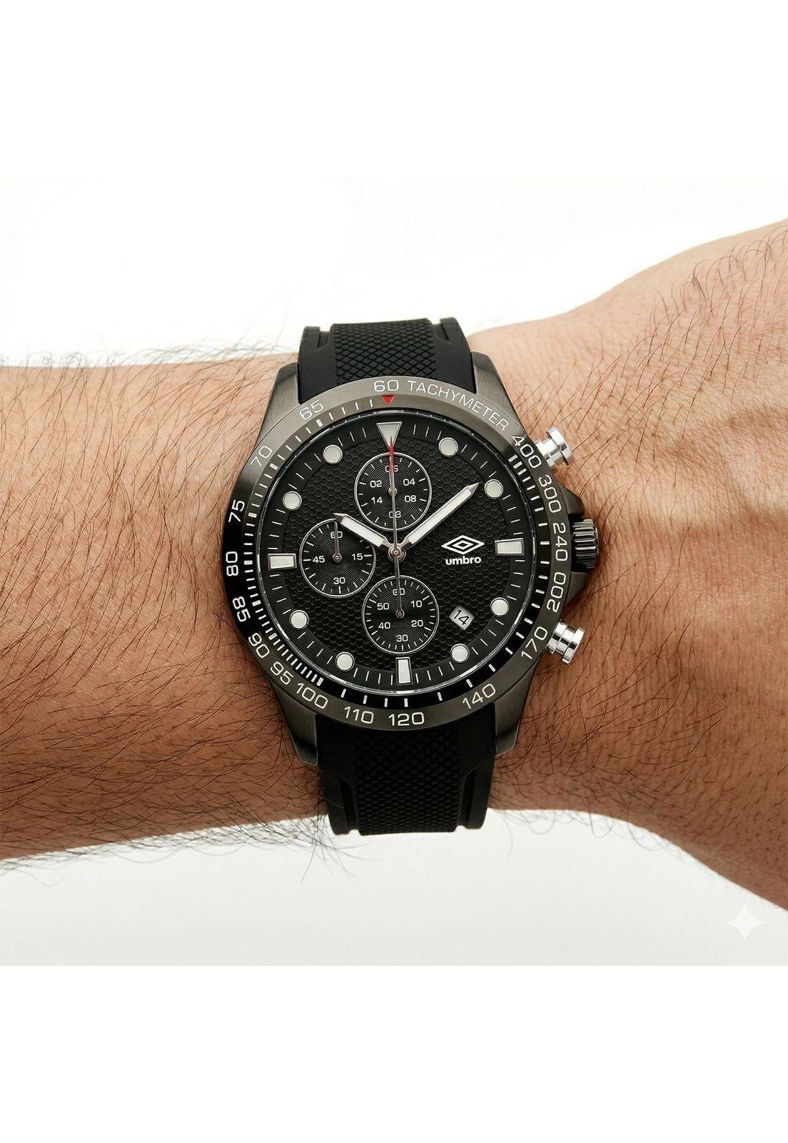 Reloj Análogo Hombre Umbro Plus Negro UMBP-1500-110-2
