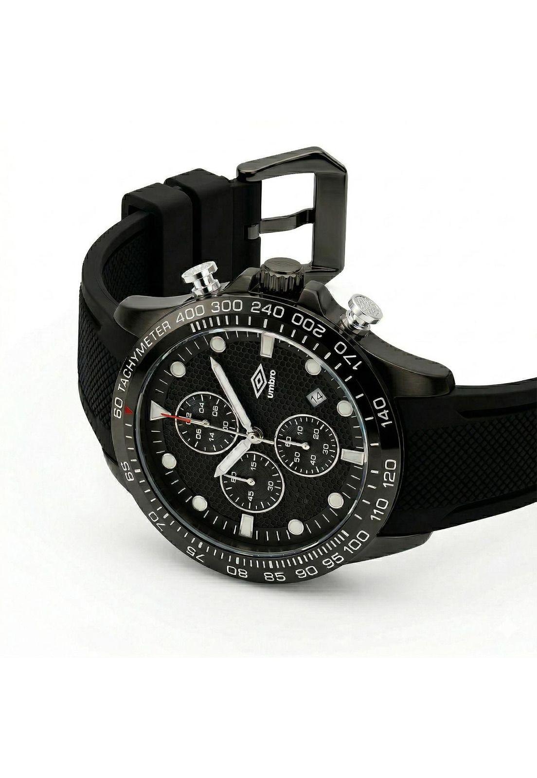 Reloj Análogo Hombre Umbro Plus Negro UMBP-1500-110-3