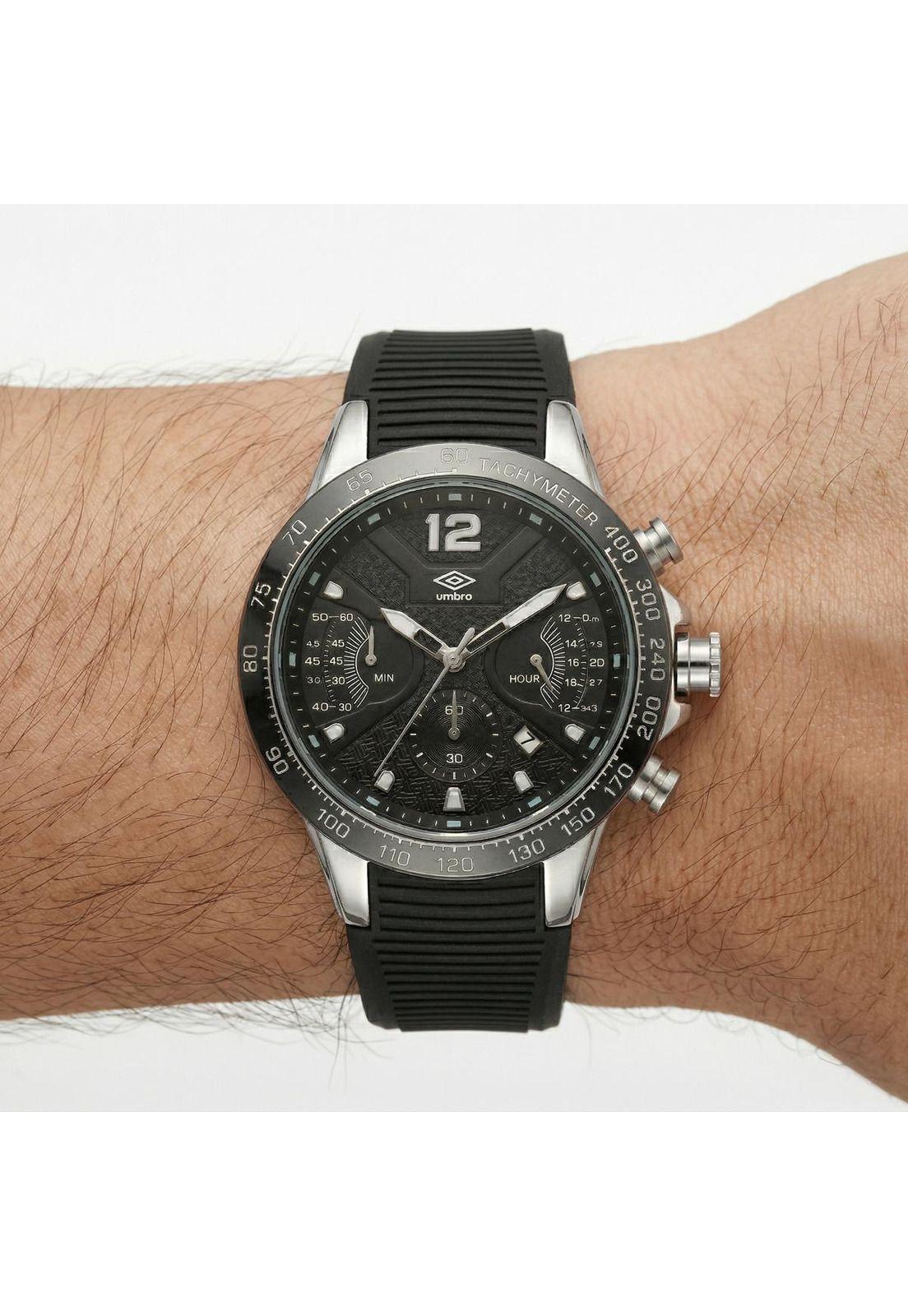 Reloj Análogo Hombre Umbro Plus Negro UMBP-1500-95-3