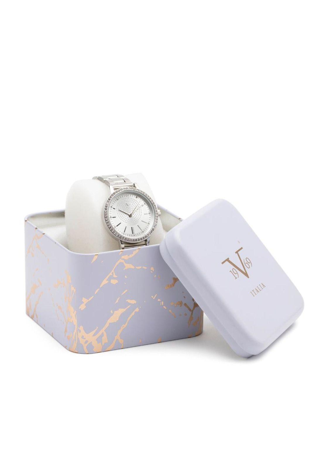 Reloj 19v69 Italia V1969-235-1 Plateado Mujer-3