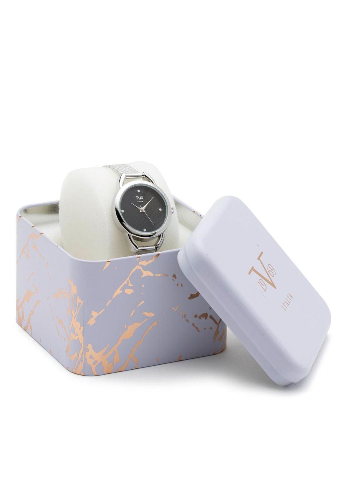 Reloj 19v69 Italia V1969-277-3 Plateado Mujer-3