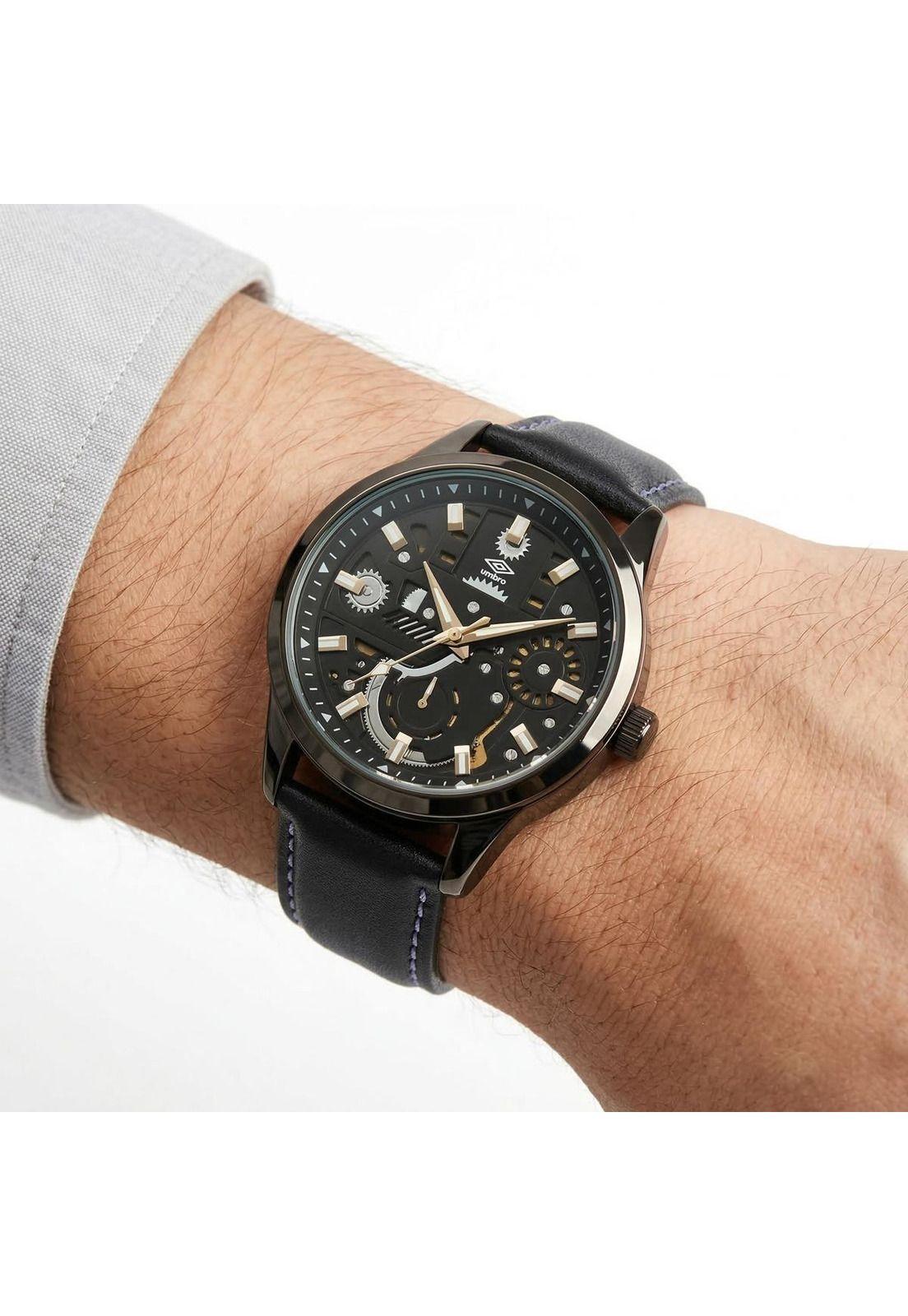 Reloj Análogo Hombre Umbro Plus Negro UMBP-1500-72-3