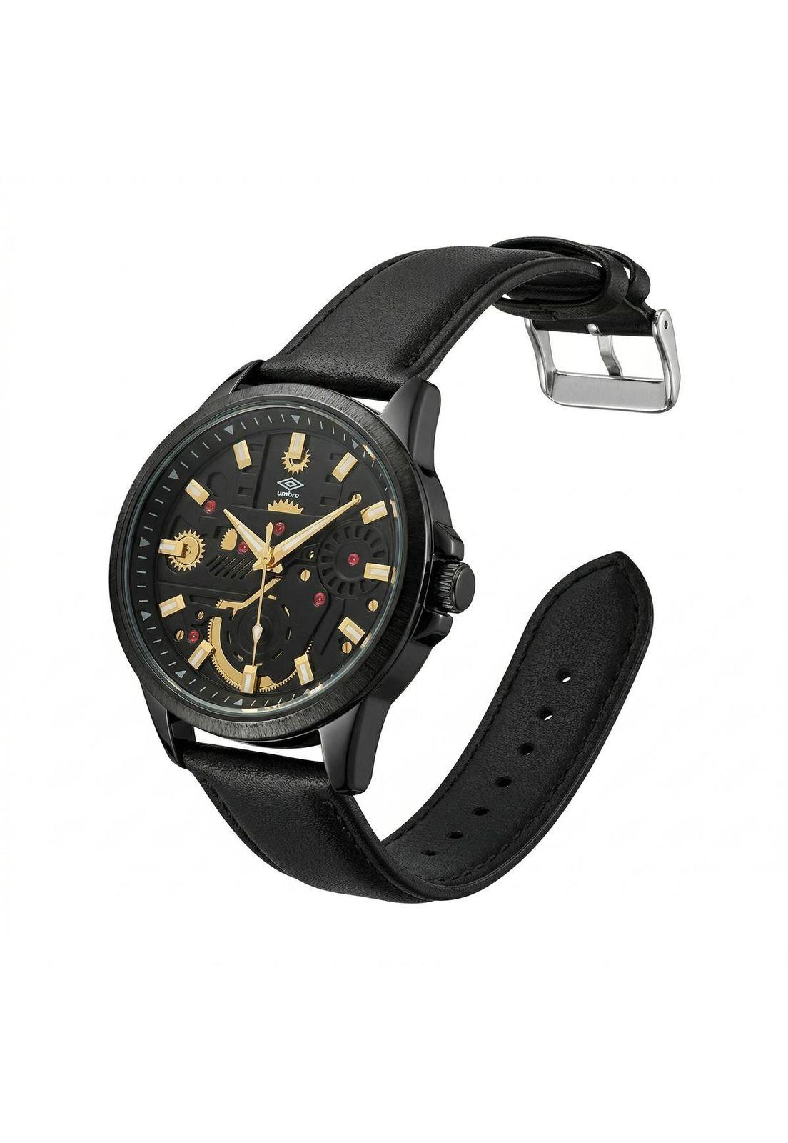 Reloj Análogo Hombre Umbro Plus Negro UMBP-1500-70-1
