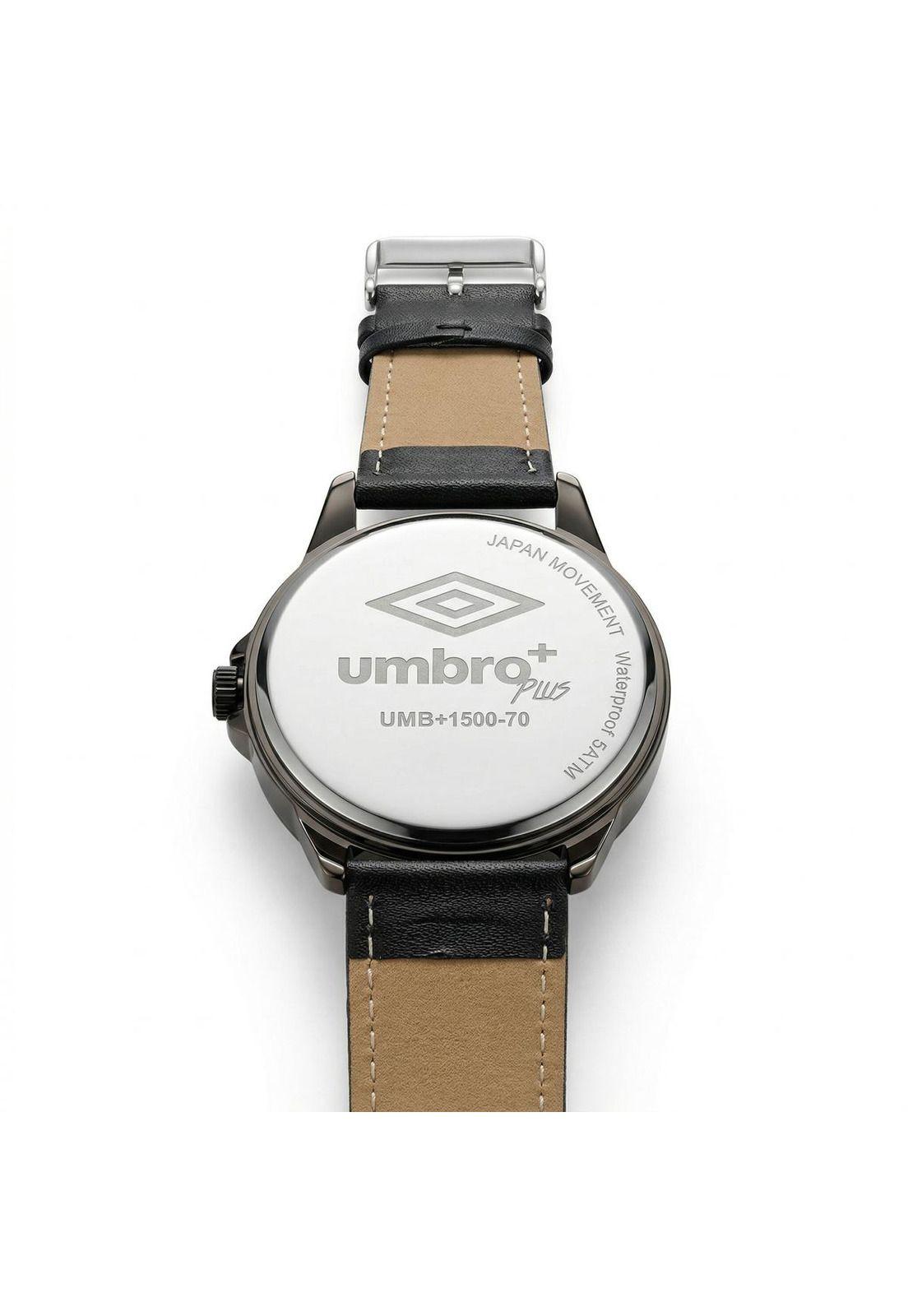 Reloj Análogo Hombre Umbro Plus Negro UMBP-1500-70-2