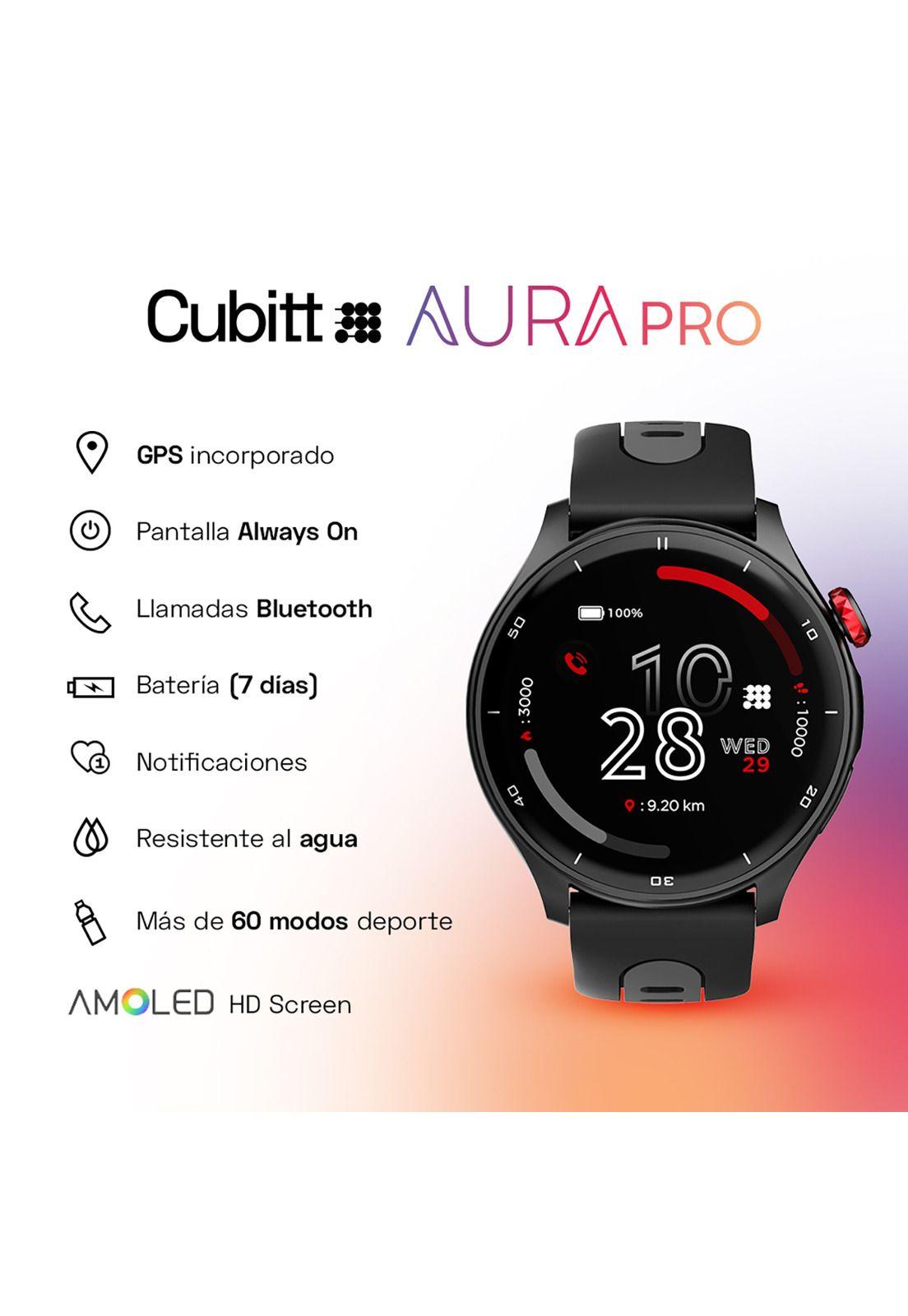 Reloj Smart Watch Cubitt CT-AURAP1 Unisex Negro-2