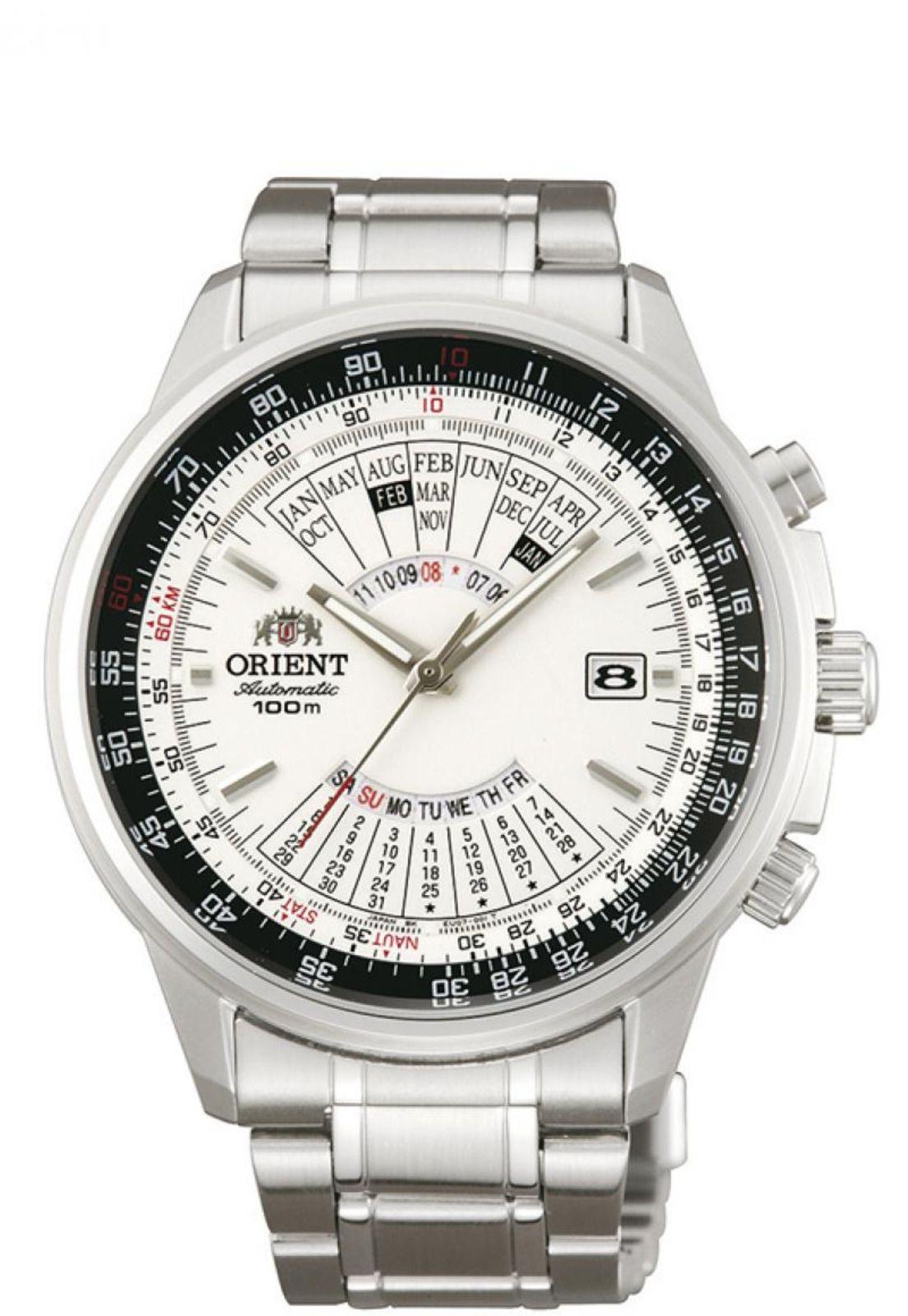 Reloj Deportivo Plateado Orient-0