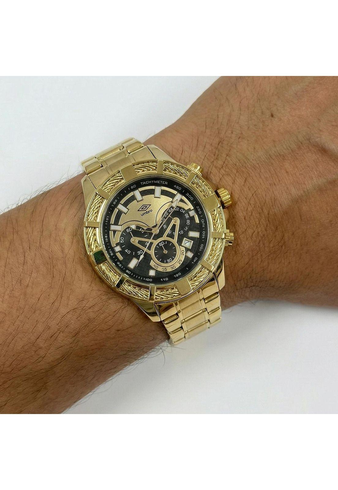Reloj Análogo Hombre Umbro Plus Dorado UMBP-1500-67-4