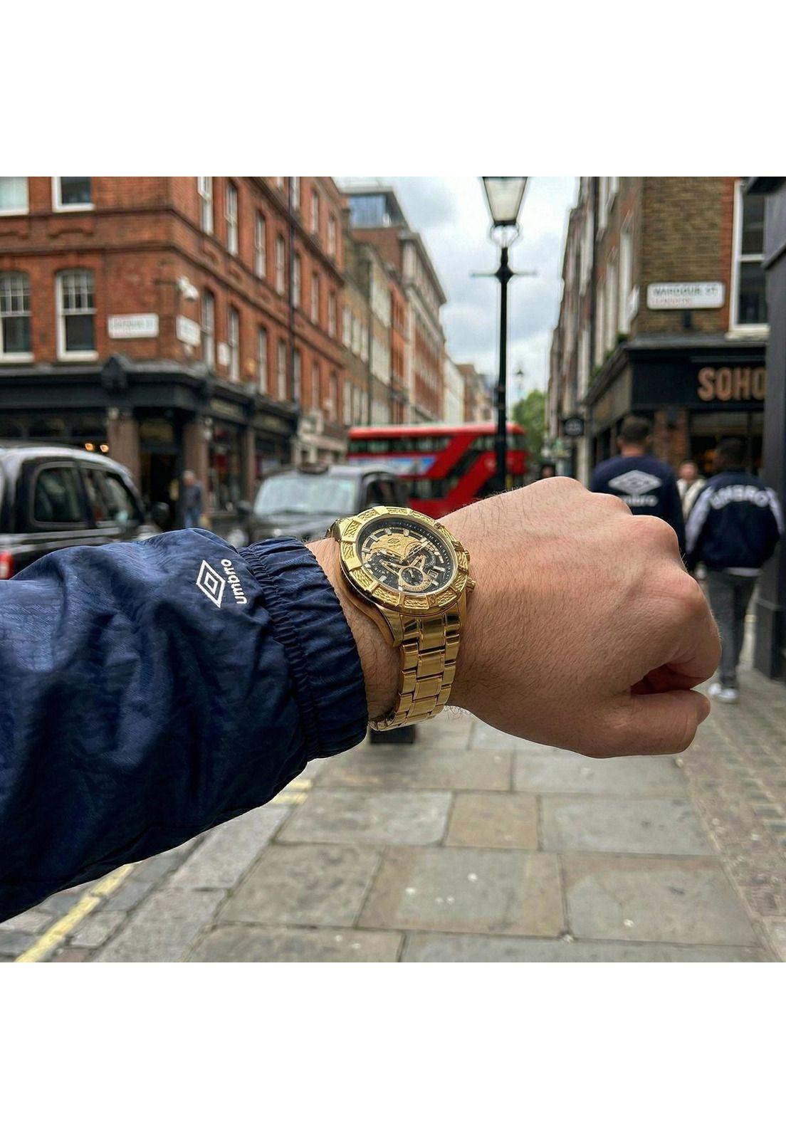 Reloj Análogo Hombre Umbro Plus Dorado UMBP-1500-67-5
